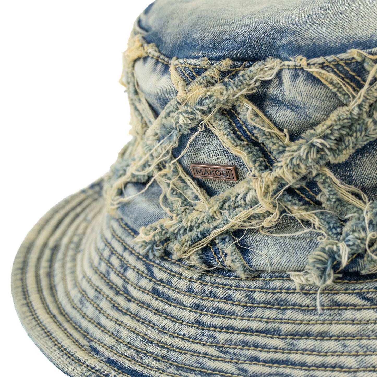 TEEK - Hat | M016 Rinaldi Denim Bucket Hat - Dirt HAT TEEK MJ