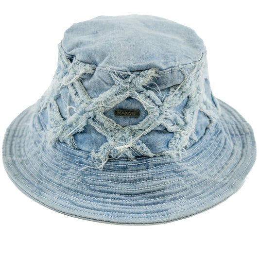 TEEK - Hat | M016 Rinaldi Denim Bucket Hat - Light Wash HAT TEEK MJ M LIGHT WASH