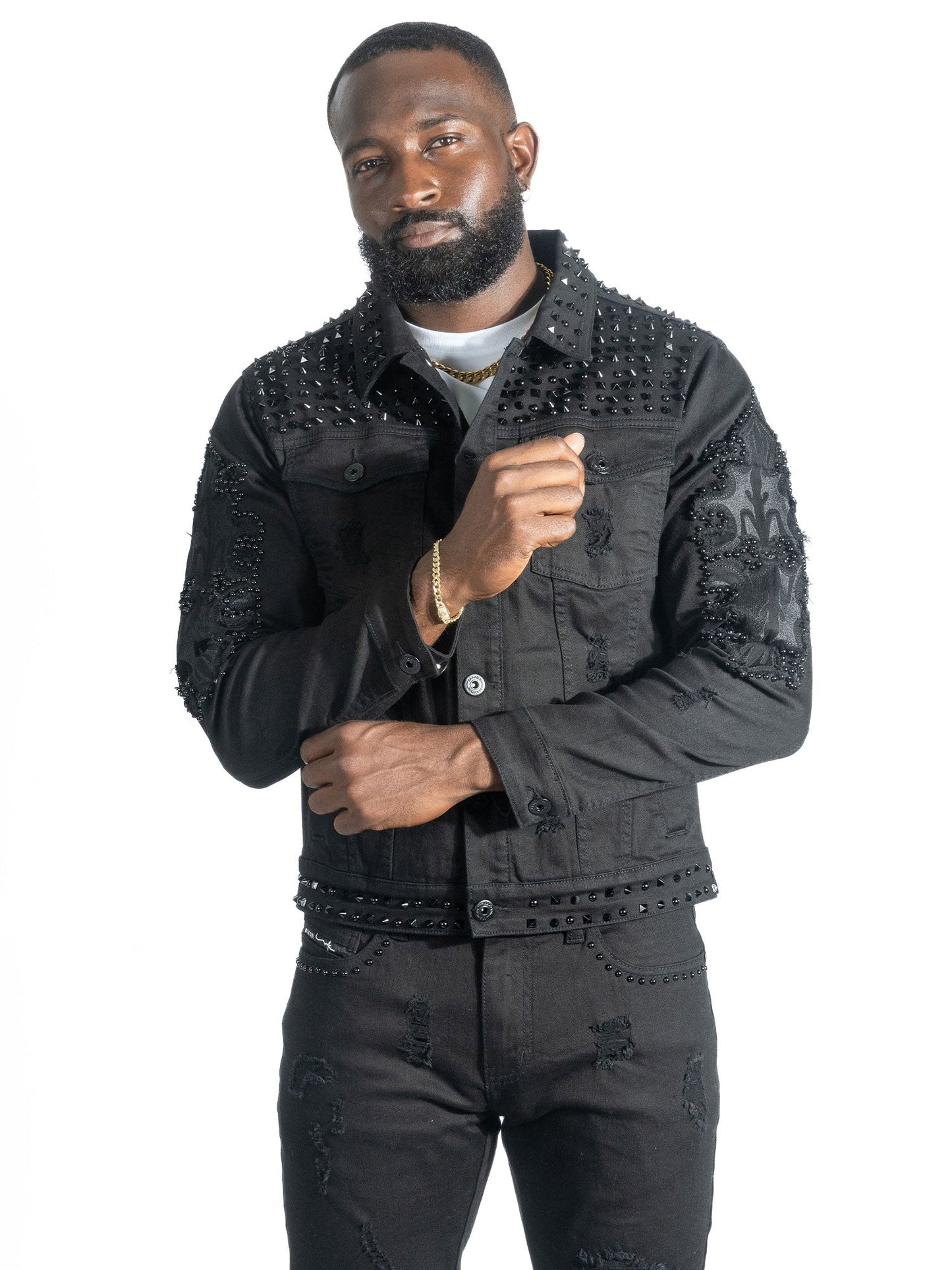 TEEK - Jacket | M1013 Positoni Denim - Black JACKET TEEK MJ