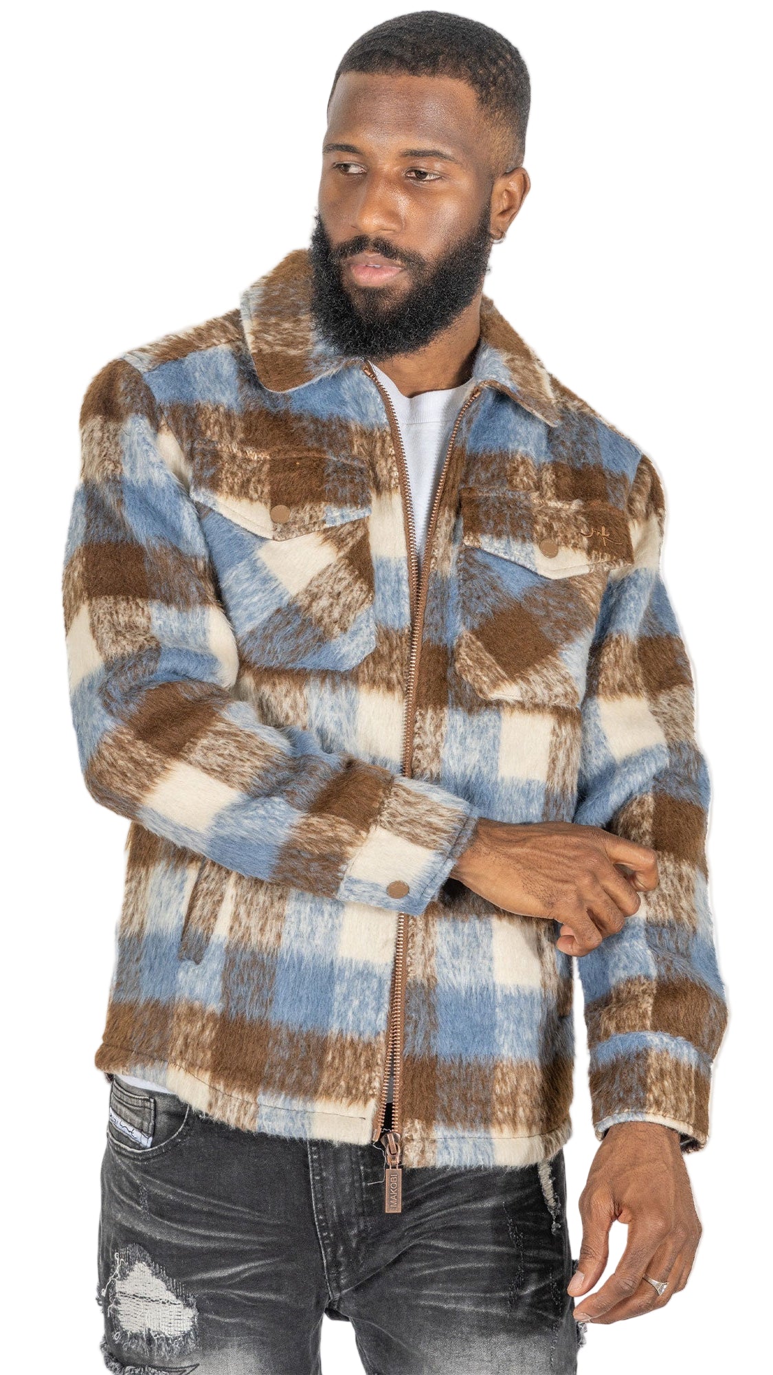 TEEK - M1048 Gabana 24' Shacket - Brown JACKET TEEK MJ