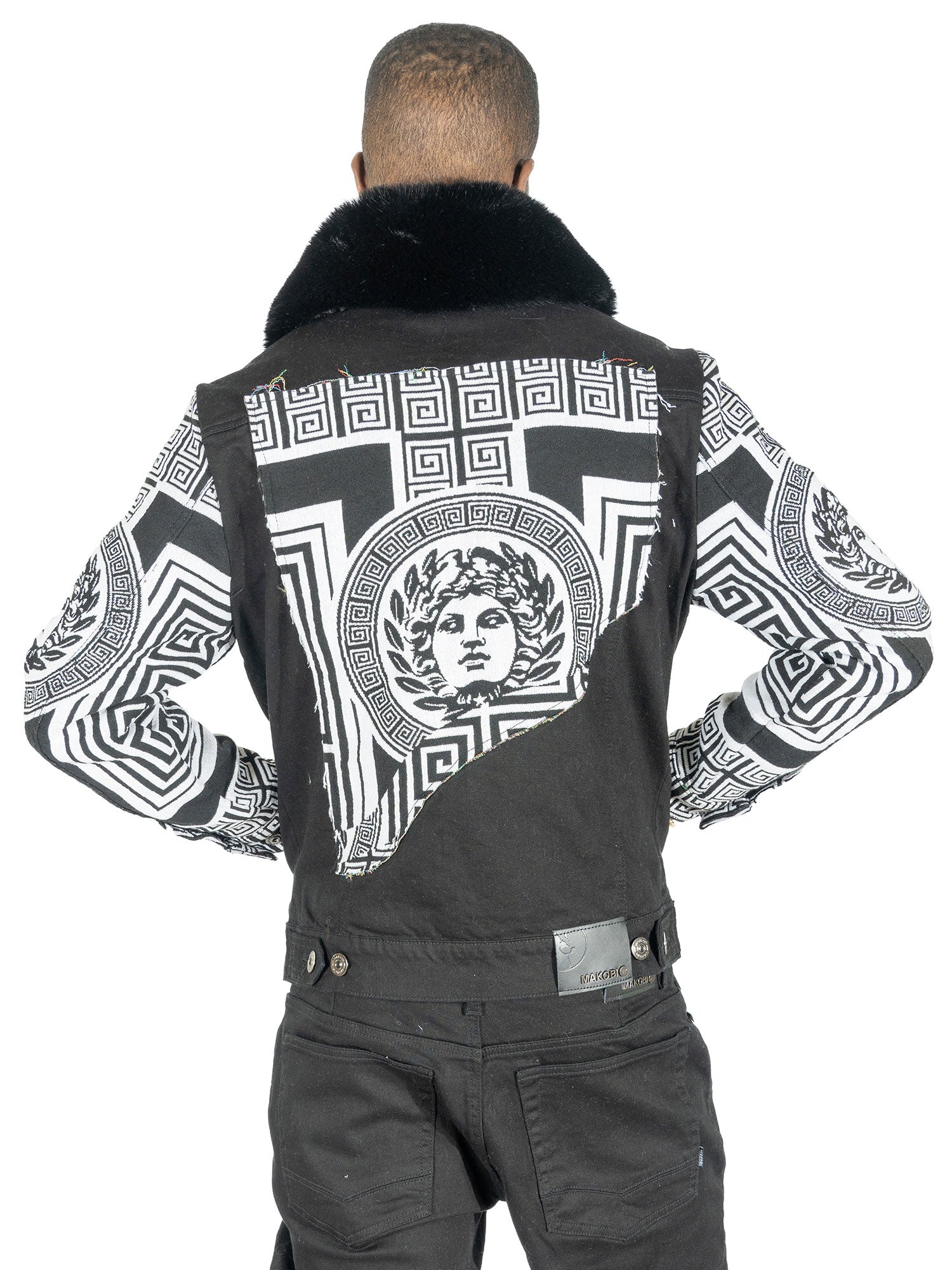 TEEK - M1054 Sartoni Denim Jacket - Black( NOT SOLD SEPARATELY - BUNDLE with M1954) SET TEEK MJ