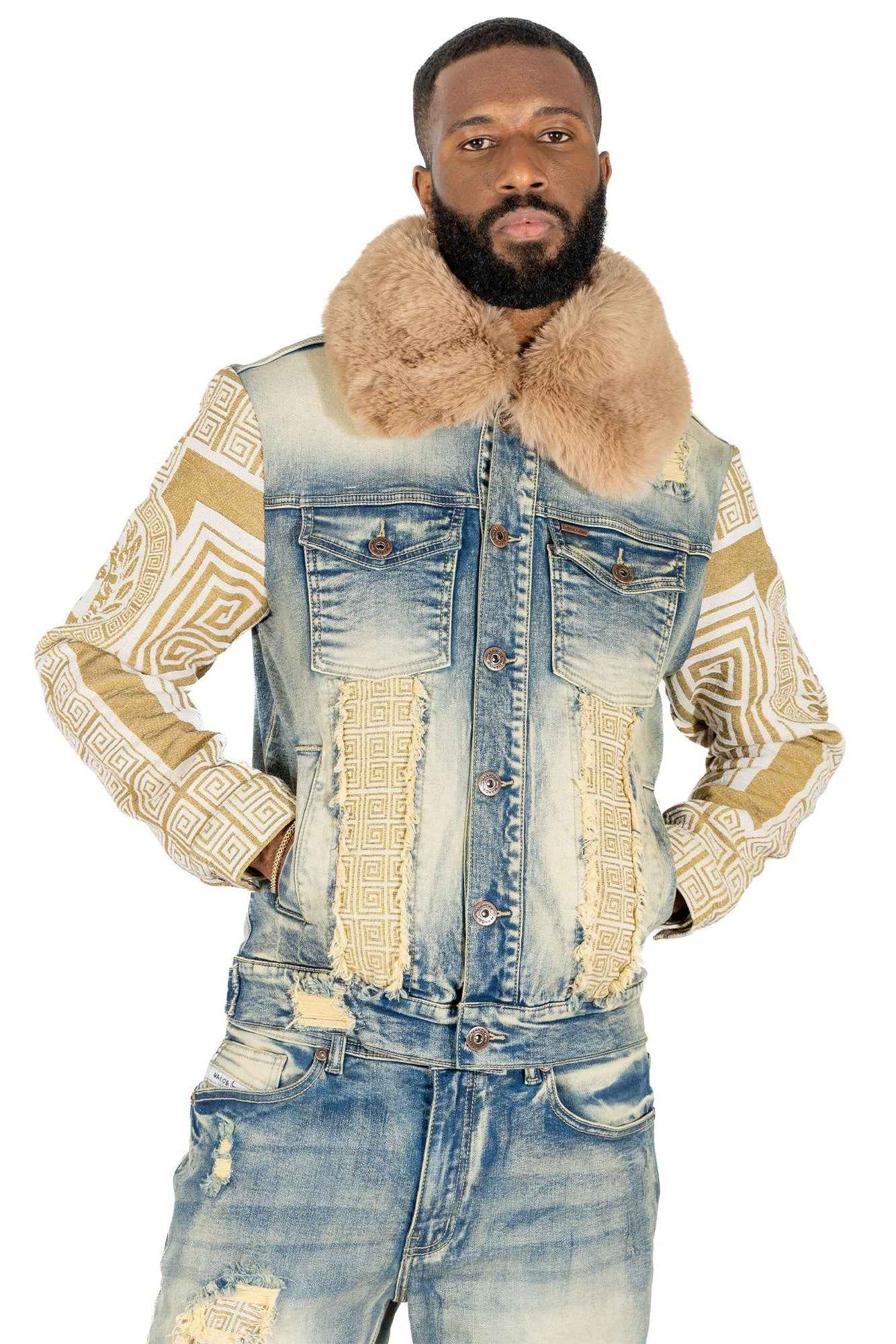 TEEK - M1054 Sartoni Denim Jacket Jeans - Dirt BUNDLE SET TEEK M 32/36