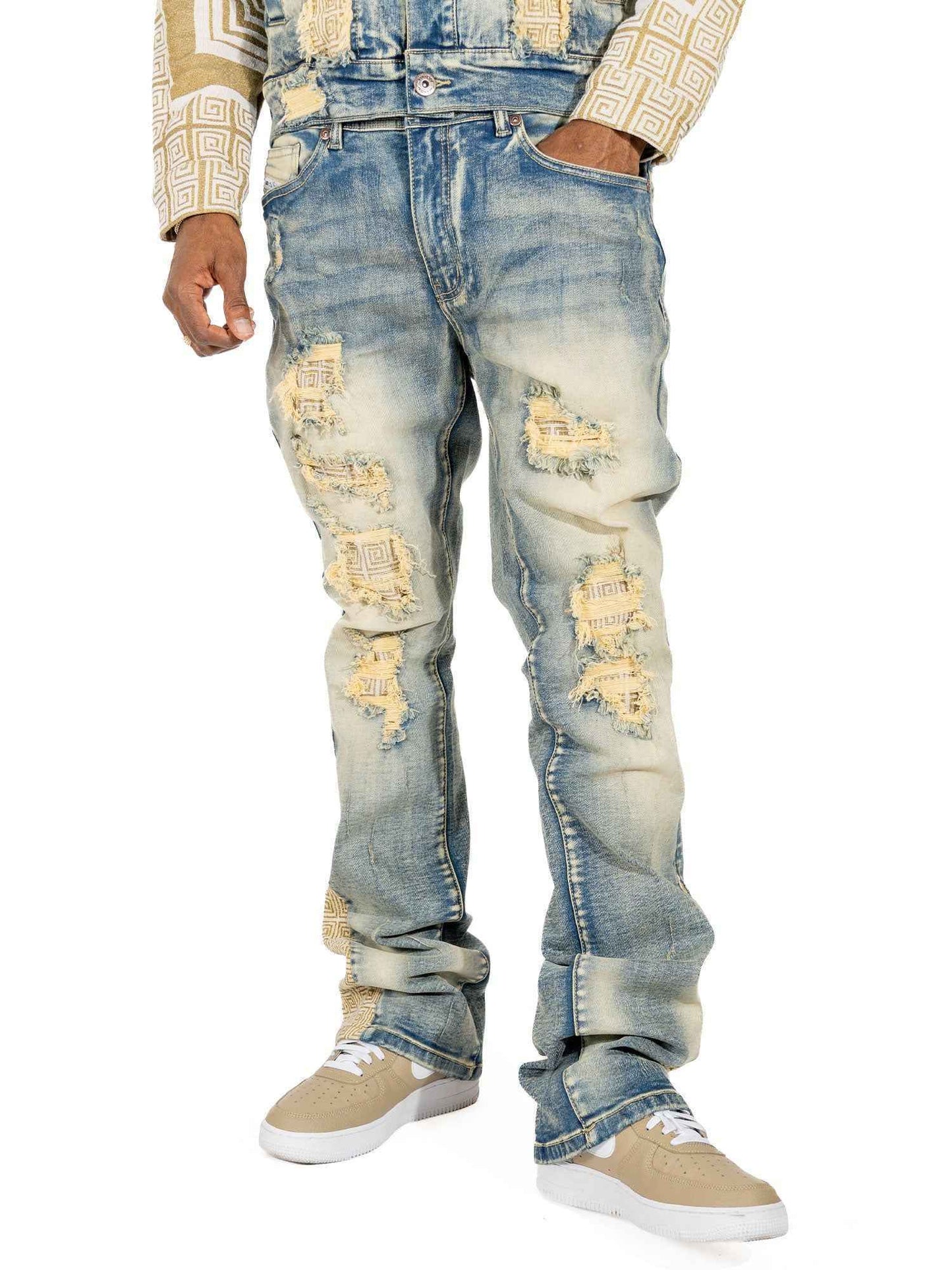 TEEK - M1054 Sartoni Denim Jacket Jeans - Dirt BUNDLE SET TEEK