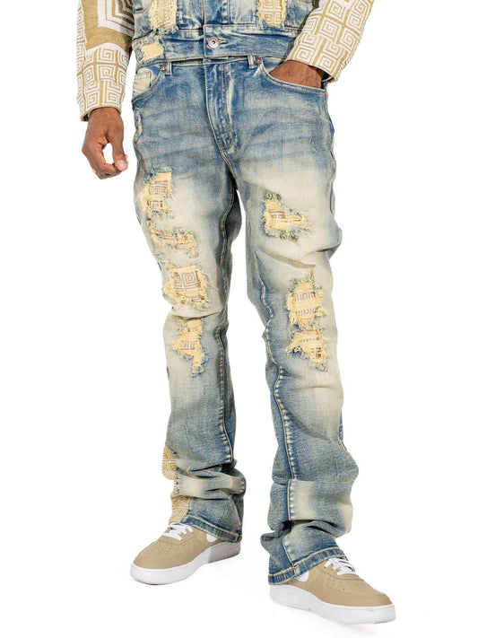 TEEK - M1054 Sartoni Denim Jacket Jeans - Dirt BUNDLE SET TEEK