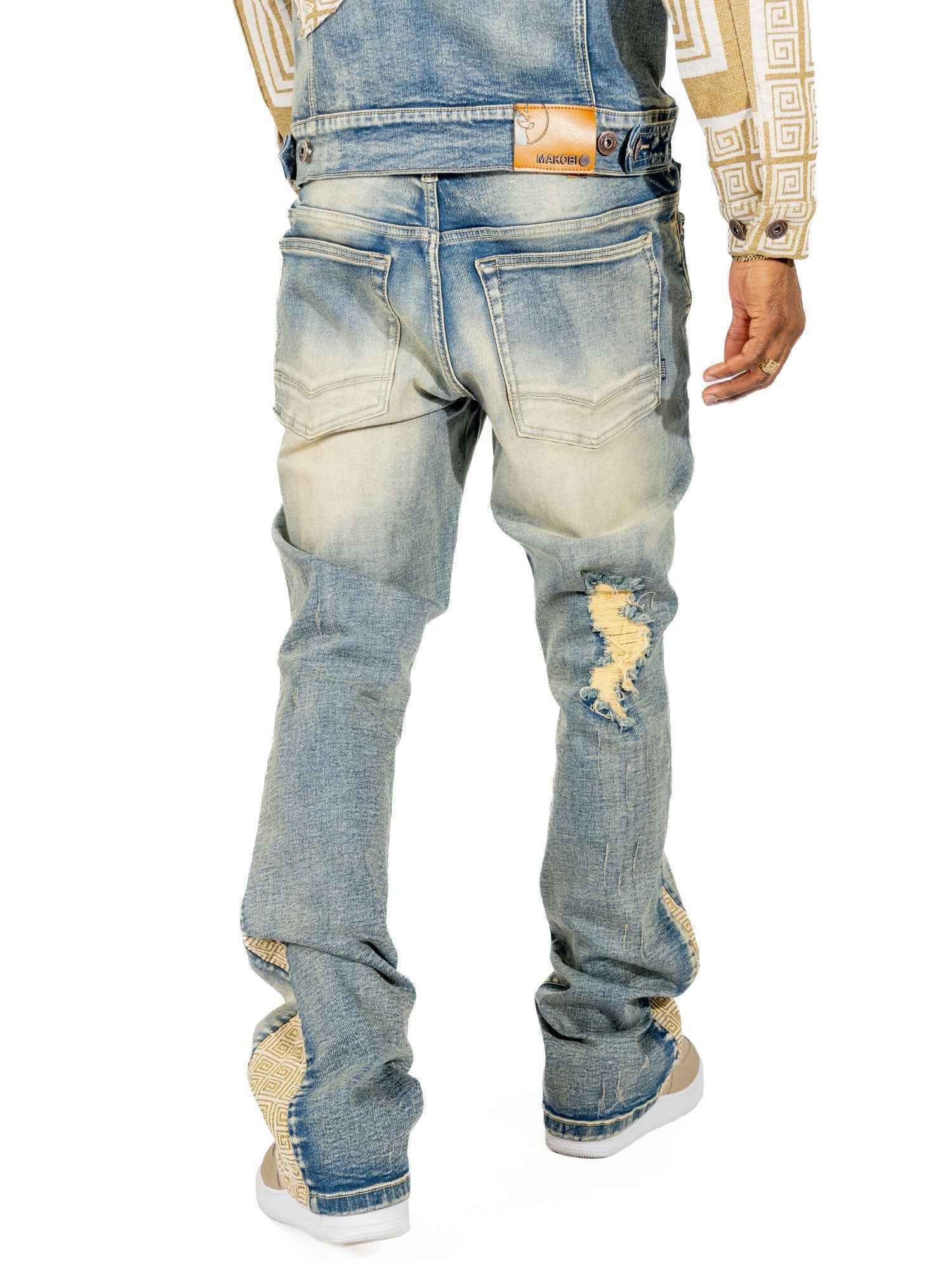 TEEK - M1054 Sartoni Denim Jacket Jeans - Dirt BUNDLE SET TEEK