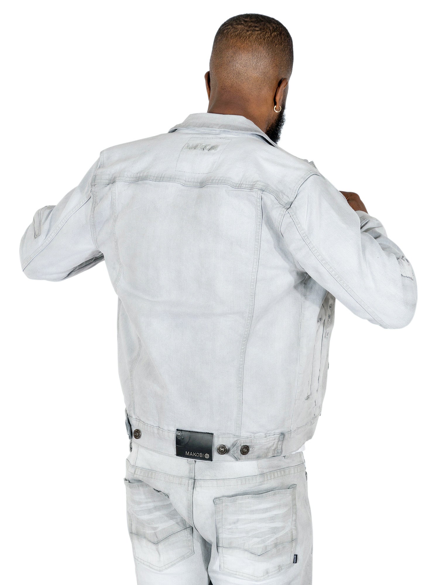 TEEK - M1079 Moreli Denim Jacket - Gray JACKET TEEK MJ