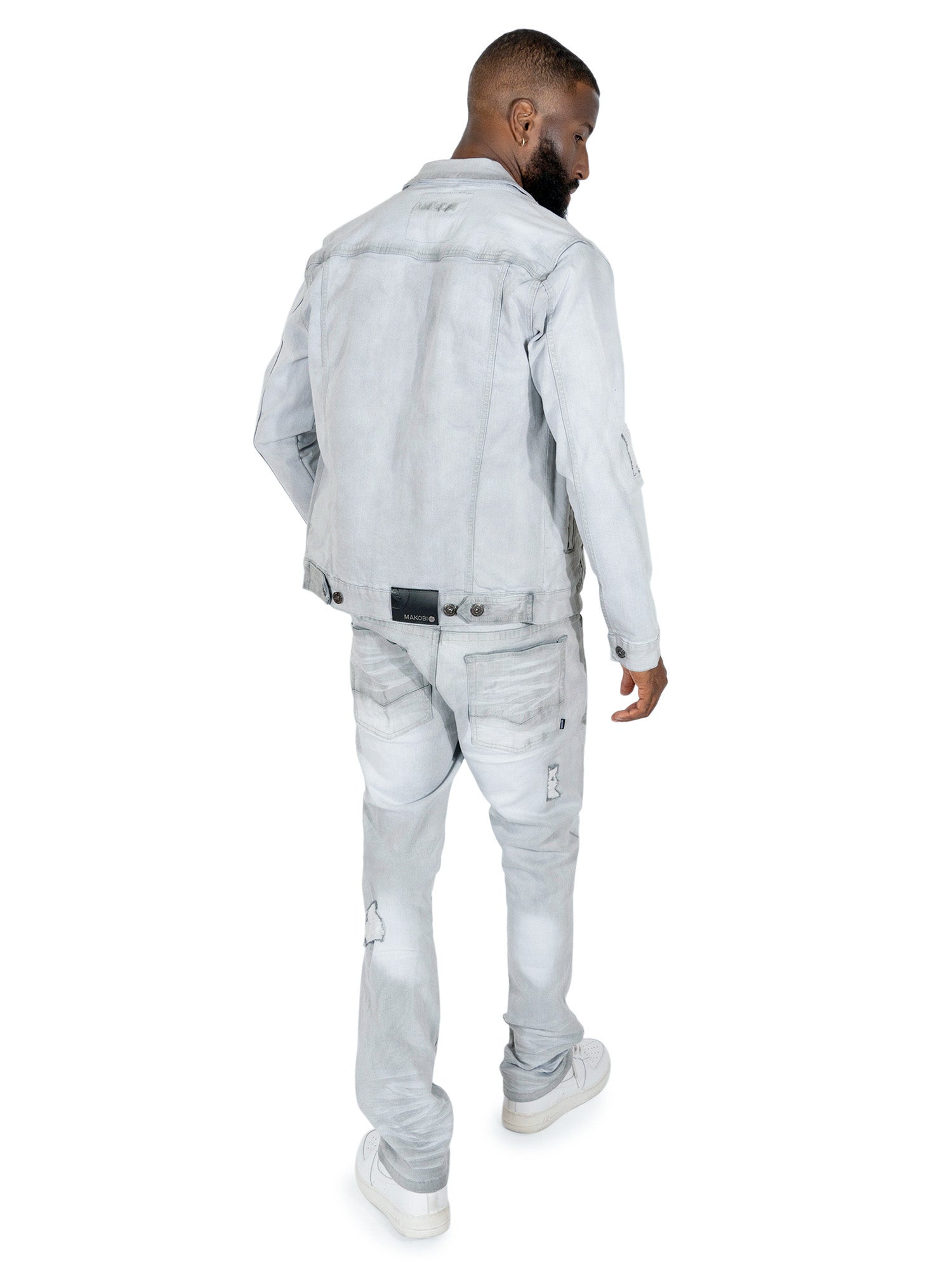 TEEK - M1079 Moreli Denim Jacket - Gray JACKET TEEK MJ