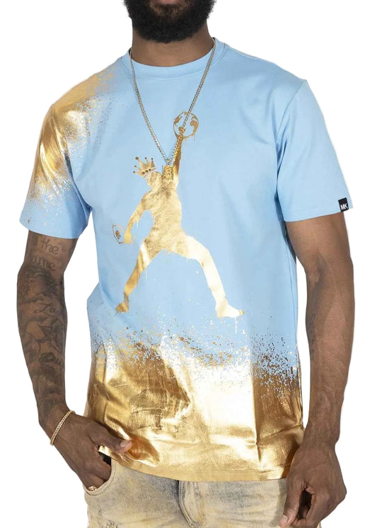 M148 Makobi Trapman Tee - Blue T-shirt Makobi Jeans USA