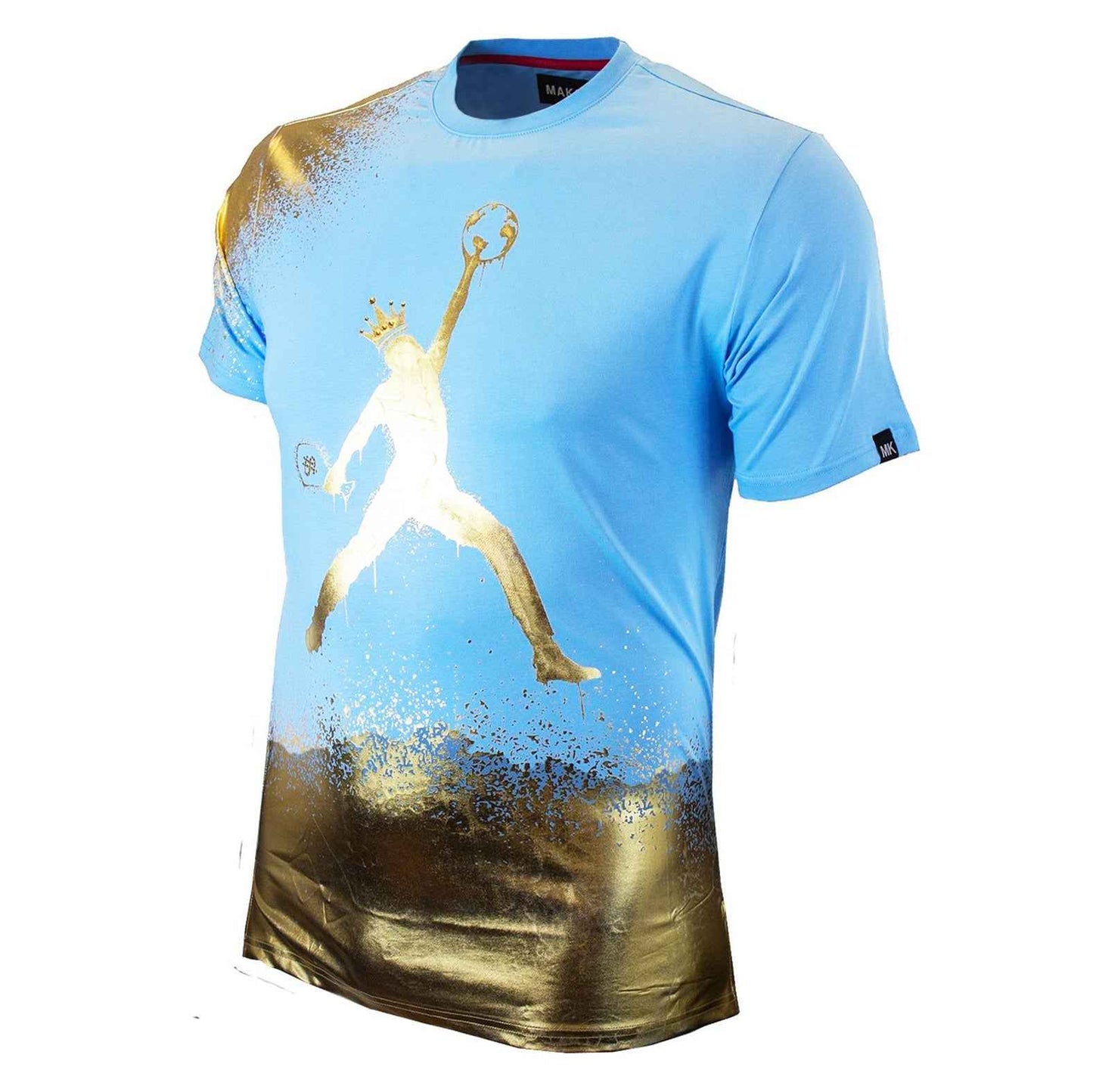 M148 Makobi Trapman Tee - Blue T-shirt Makobi Jeans USA