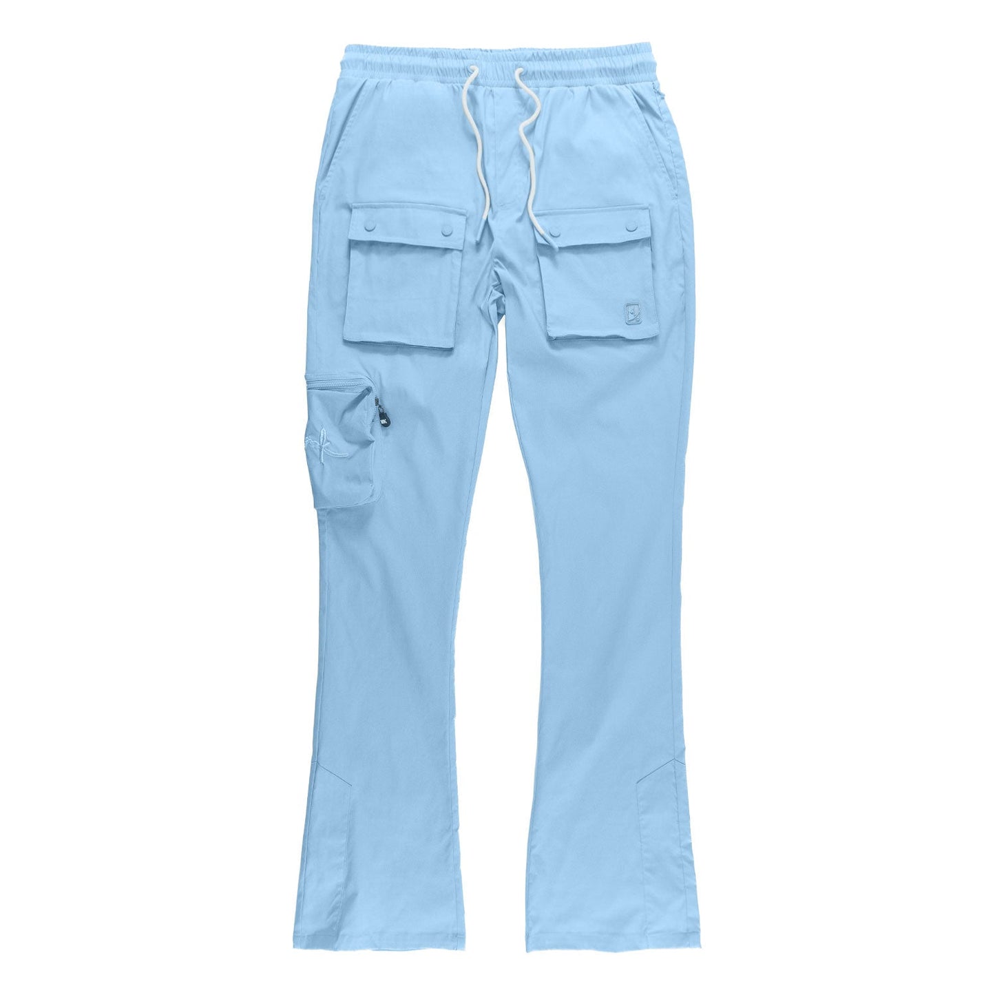 TEEK - M1625 Sartoni Nylon Stacked Pants - Blue PANTS TEEK MJ S BLUE