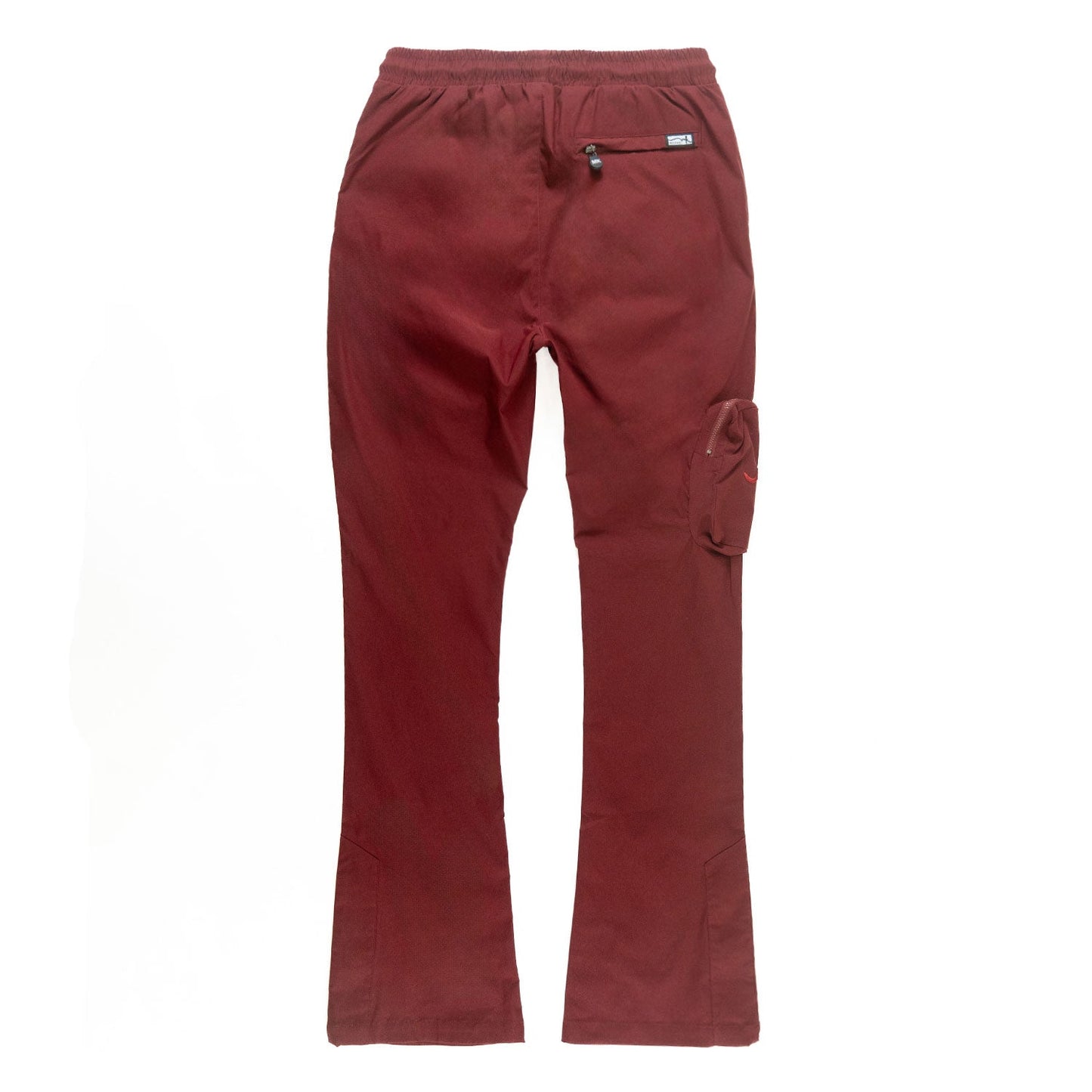 TEEK - M1625 Sartoni Nylon Stacked Pants - Burgundy PANTS TEEK MJ