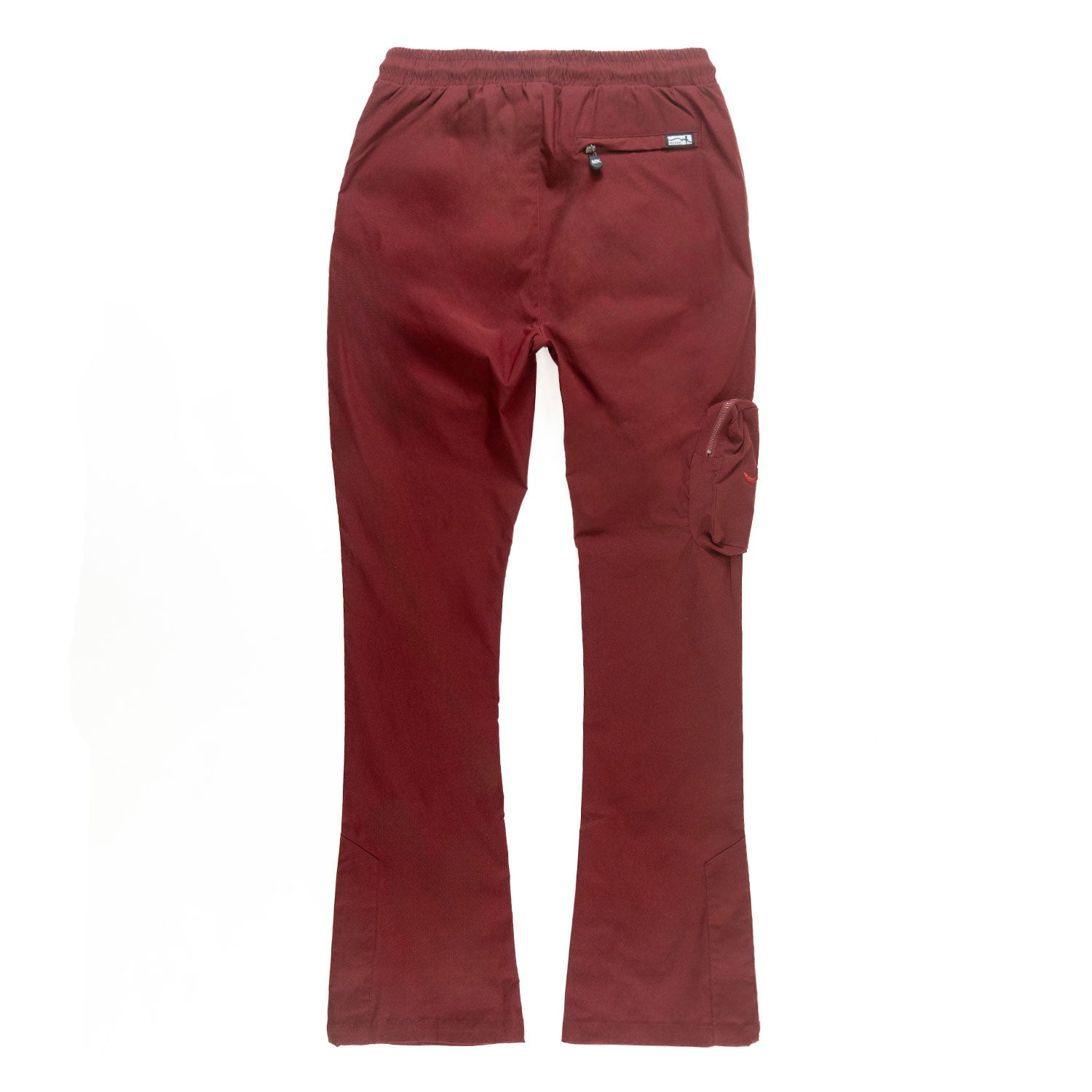 TEEK - M1625 Sartoni Nylon Stacked Pants - Burgundy PANTS TEEK MJ