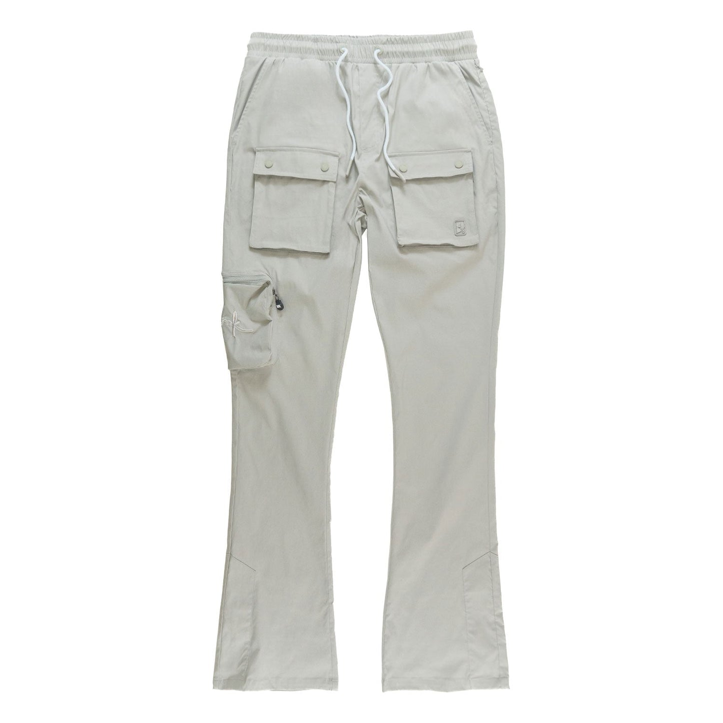 M1625 Sartoni Nylon Stacked Pants - Gray PANTS TEEK MJ S GRAY