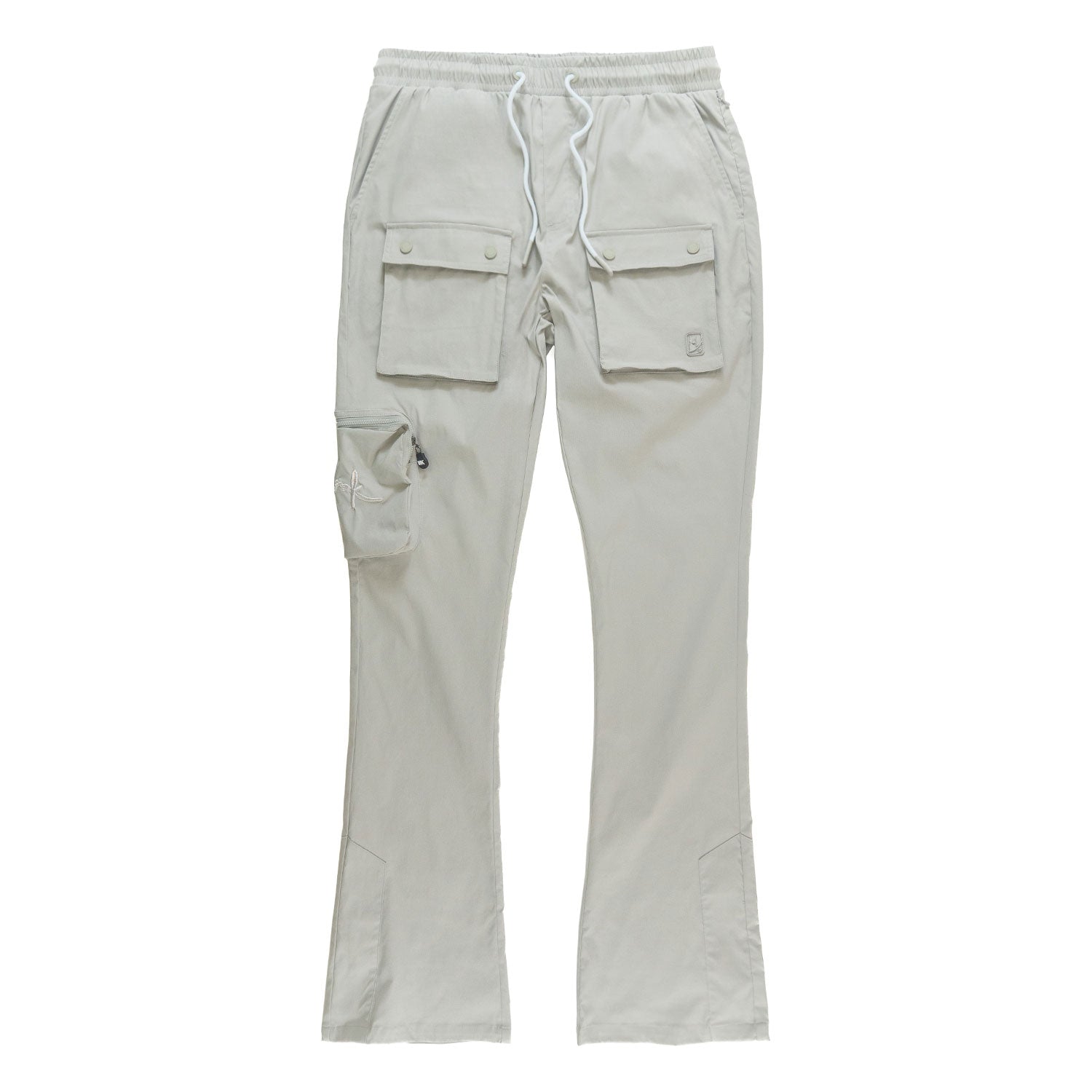 M1625 Sartoni Nylon Stacked Pants - Gray PANTS TEEK MJ S GRAY