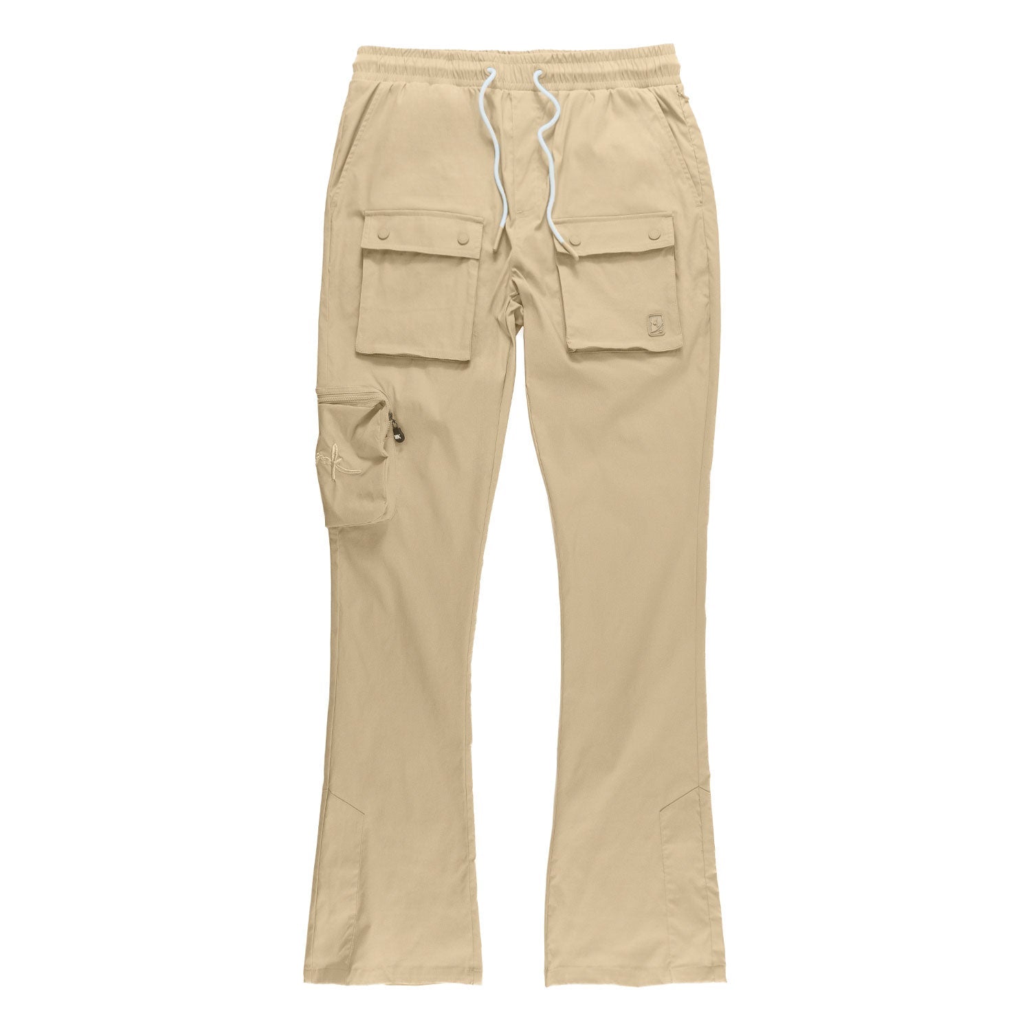 TEEK - M1625 Sartoni Nylon Stacked Pants - Khaki PANTS TEEK MJ S KHAKI