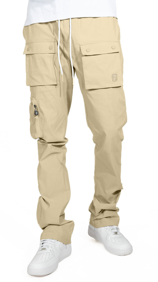 TEEK - M1625 Sartoni Nylon Stacked Pants - Khaki PANTS TEEK MJ