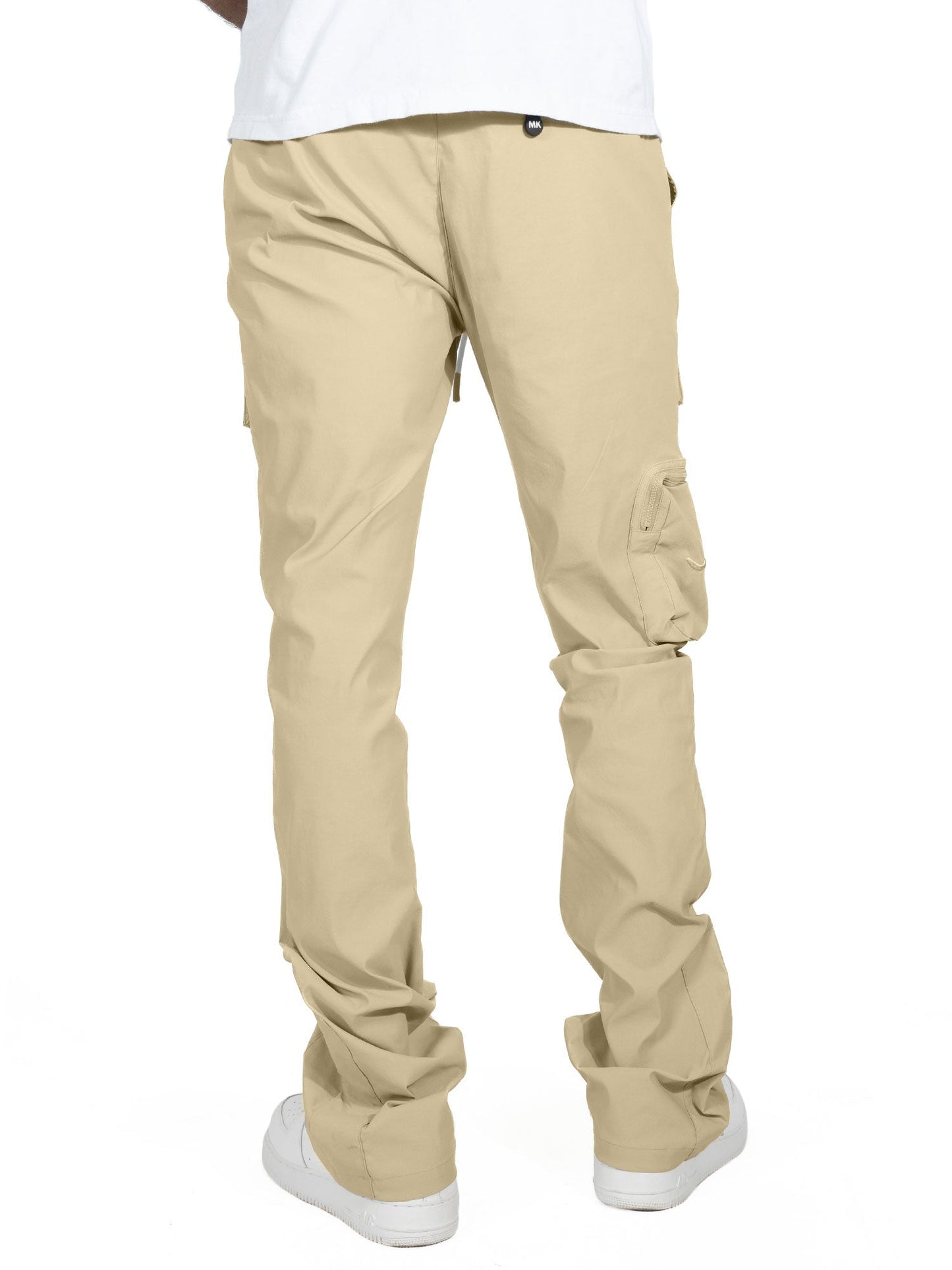 TEEK - M1625 Sartoni Nylon Stacked Pants - Khaki PANTS TEEK MJ