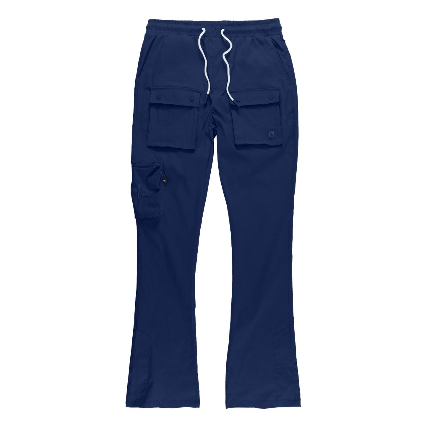 TEEK - M1625 Sartoni Nylon Stacked Pants - Navy PANTS TEEK MJ S NAVY
