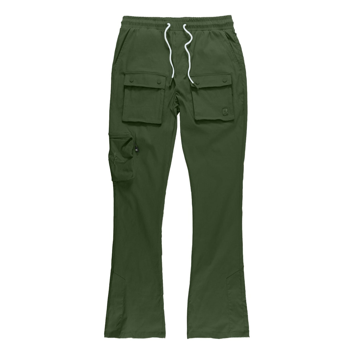 TEEK - M1625 Sartoni Nylon Stacked Pants - Dark Olive PANTS TEEK MJ S DARK OLIVE