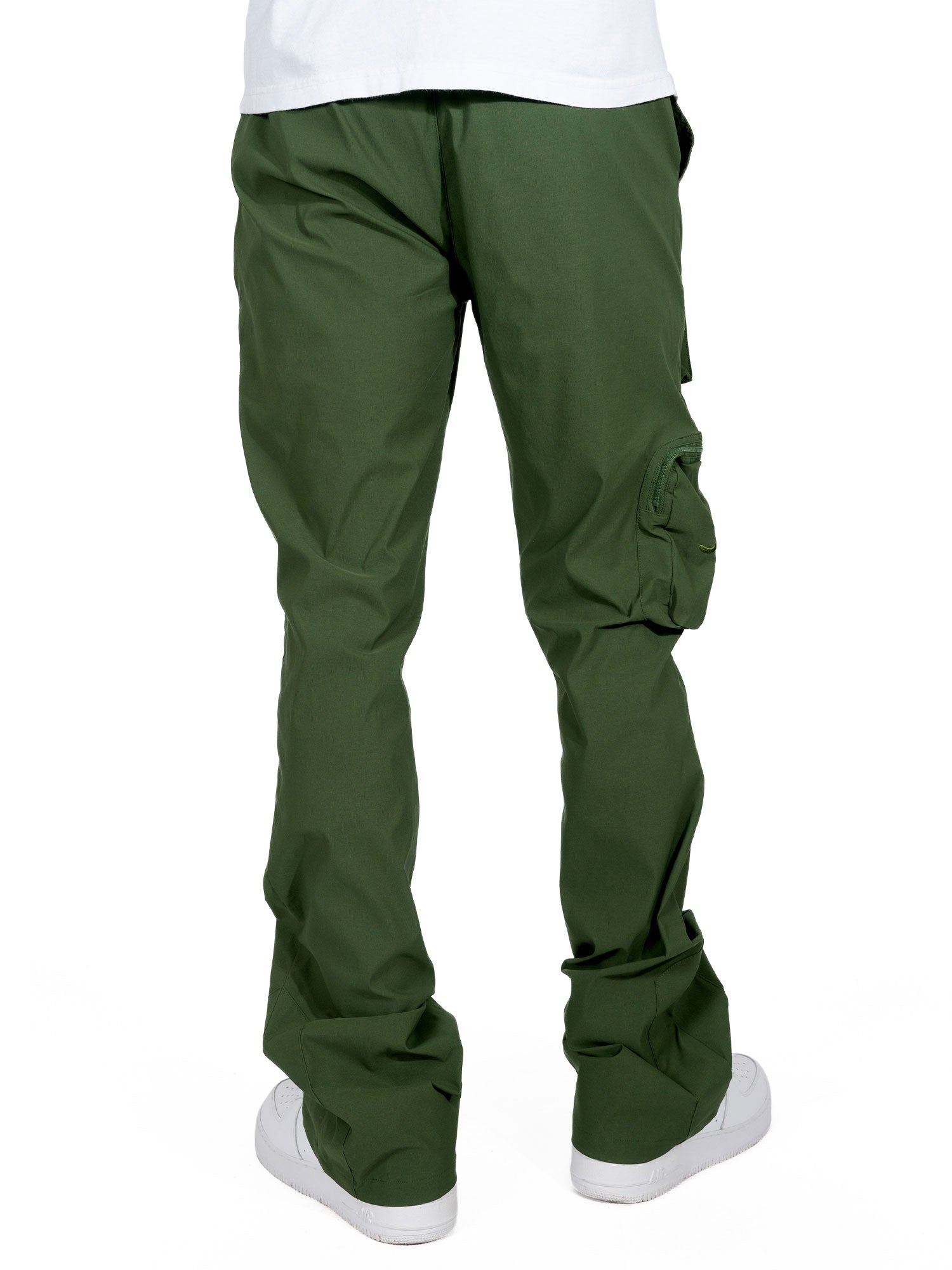 TEEK - M1625 Sartoni Nylon Stacked Pants - Dark Olive PANTS TEEK MJ
