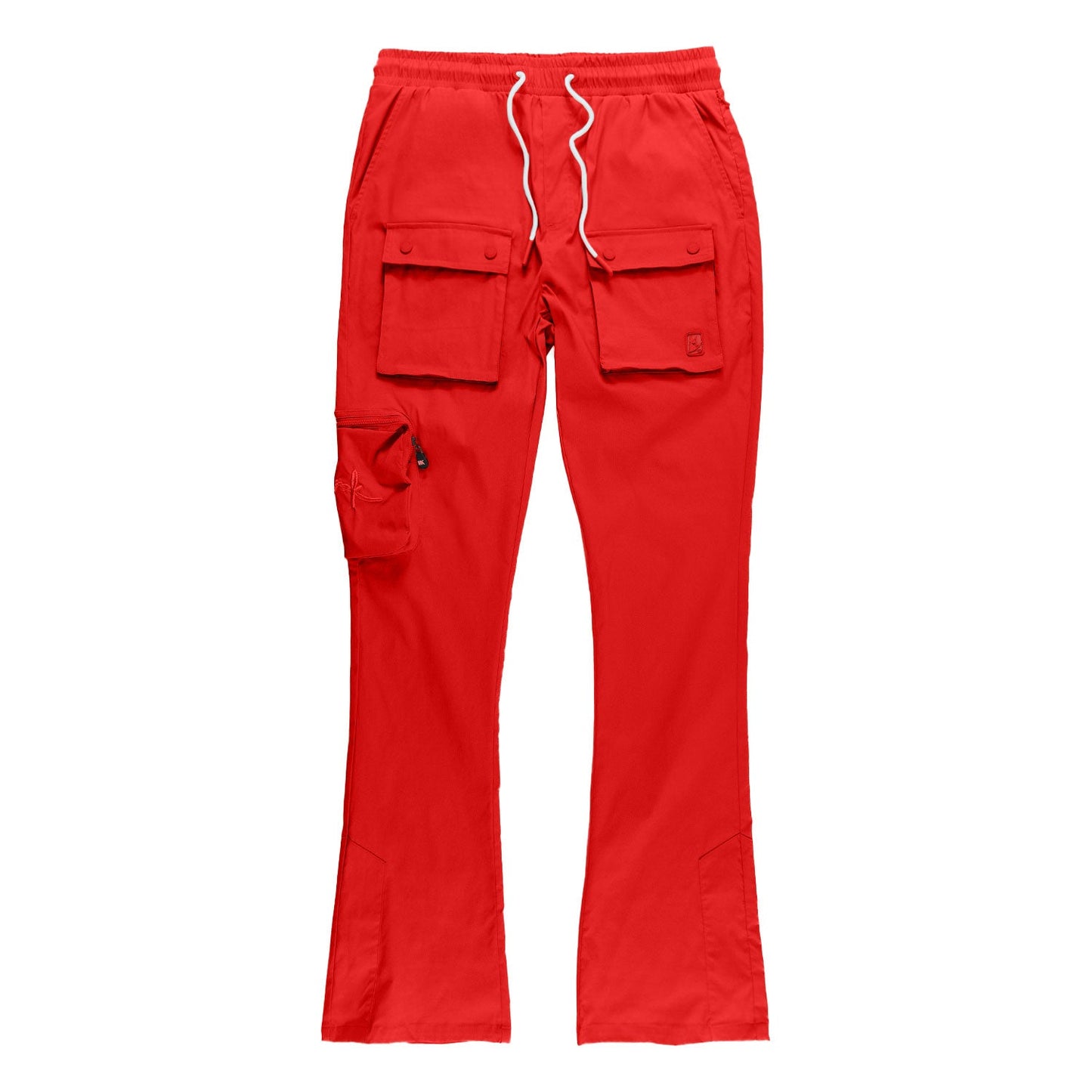 TEEK - M1625 Sartoni Nylon Stacked Pants - Red PANTS TEEK MJ S RED