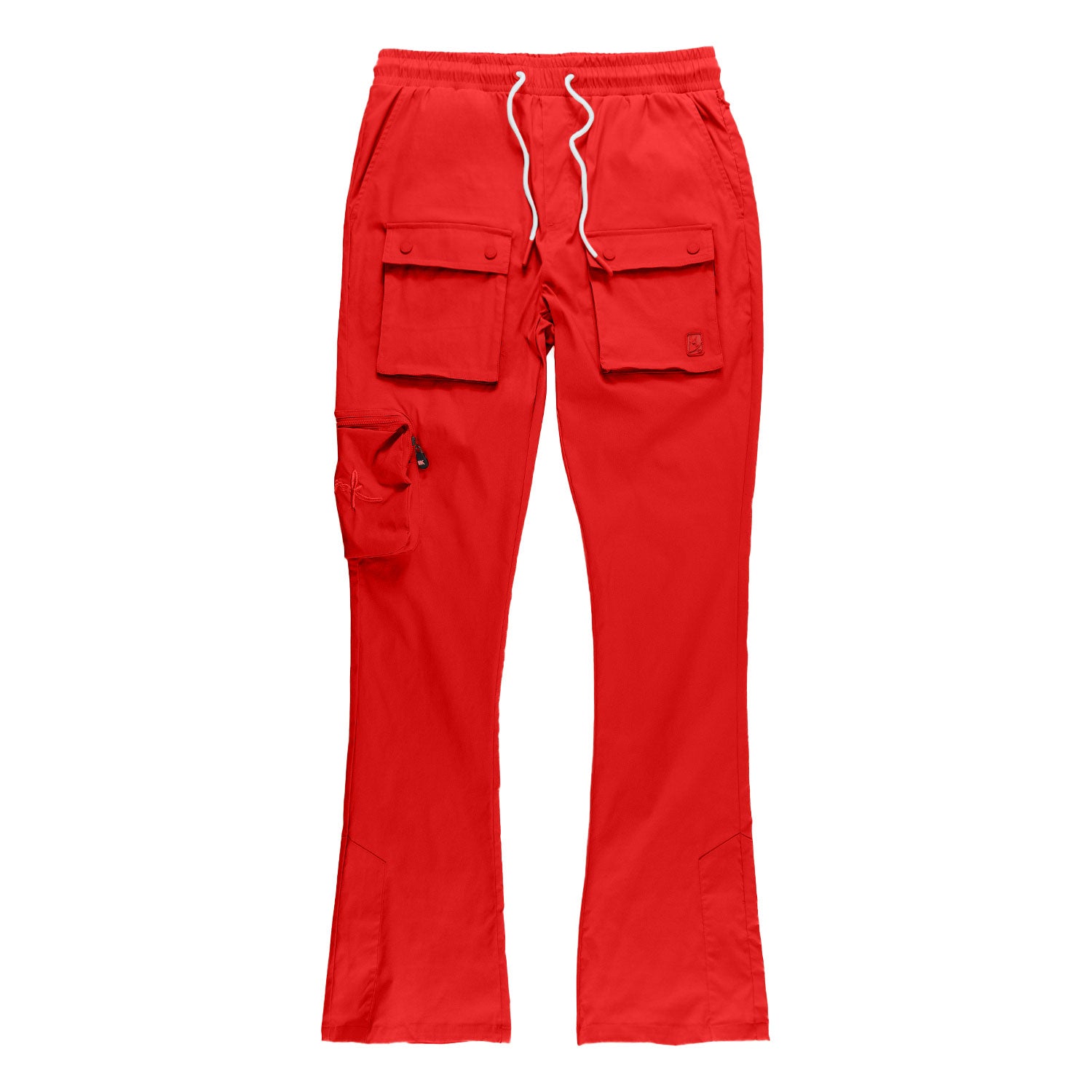 TEEK - M1625 Sartoni Nylon Stacked Pants - Red PANTS TEEK MJ S RED