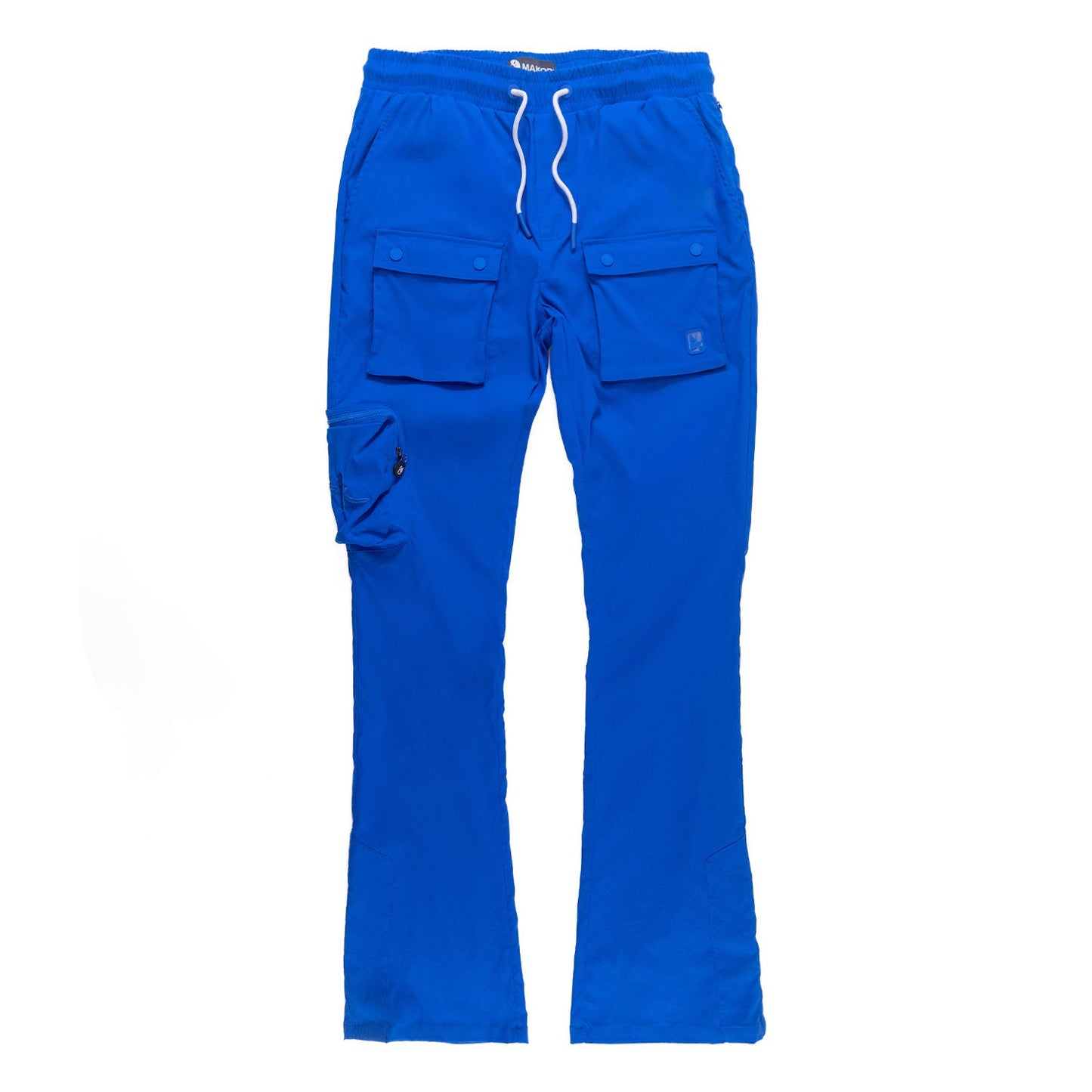 TEEK - M1625 Sartoni Nylon Stacked Pants - Royal PANTS TEEK MJ S ROYAL