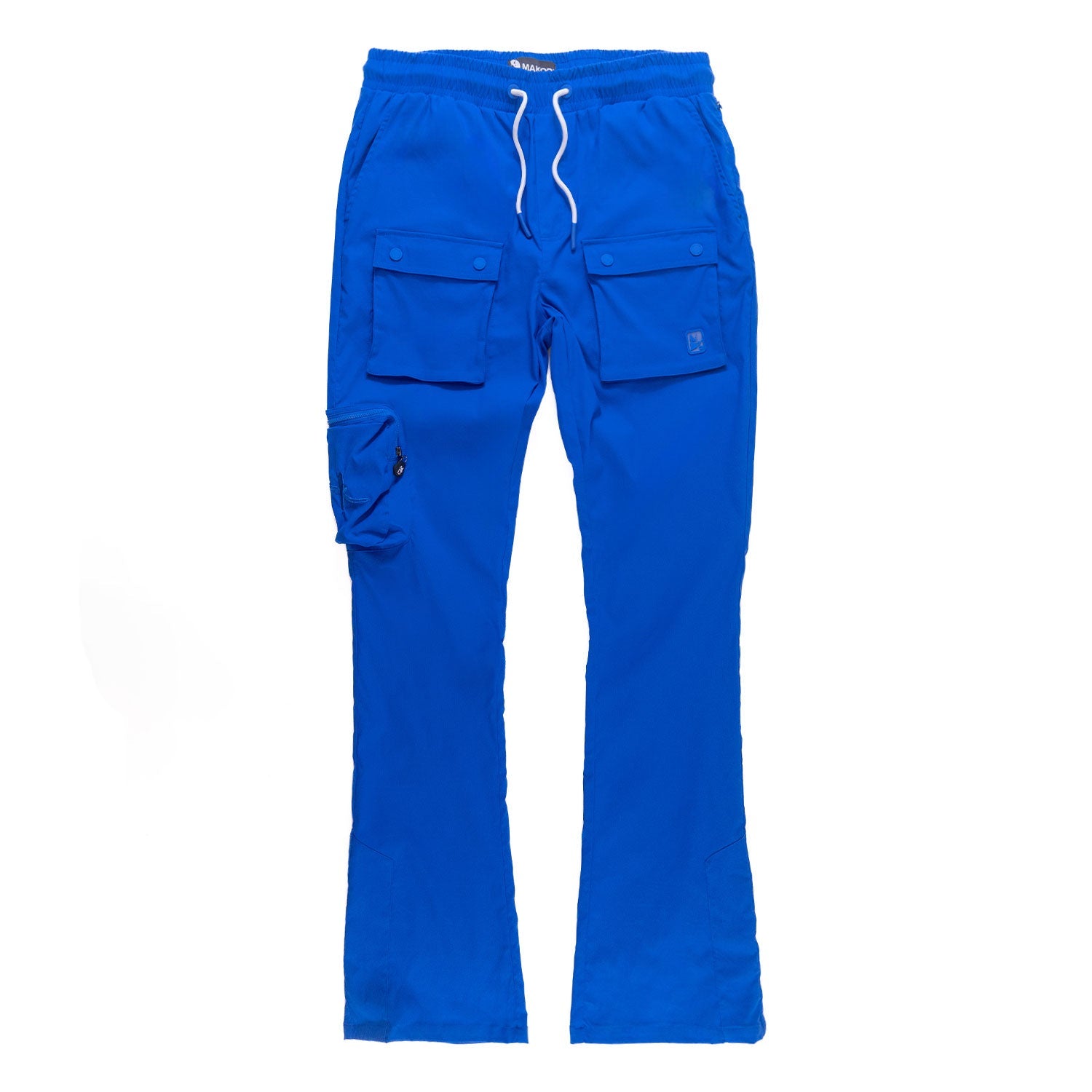 TEEK - M1625 Sartoni Nylon Stacked Pants - Royal PANTS TEEK MJ S ROYAL