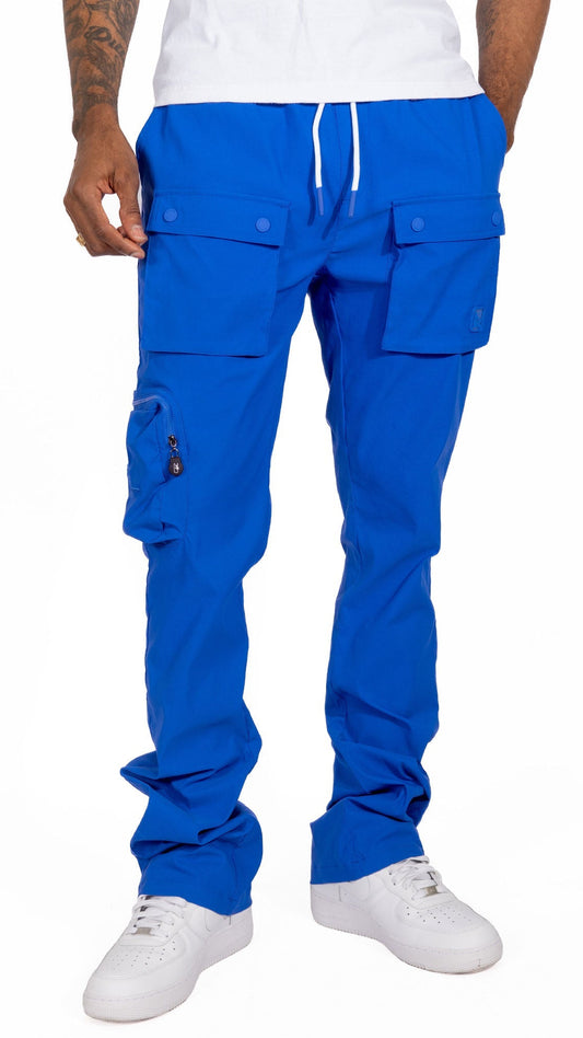 TEEK - M1625 Sartoni Nylon Stacked Pants - Royal PANTS TEEK MJ
