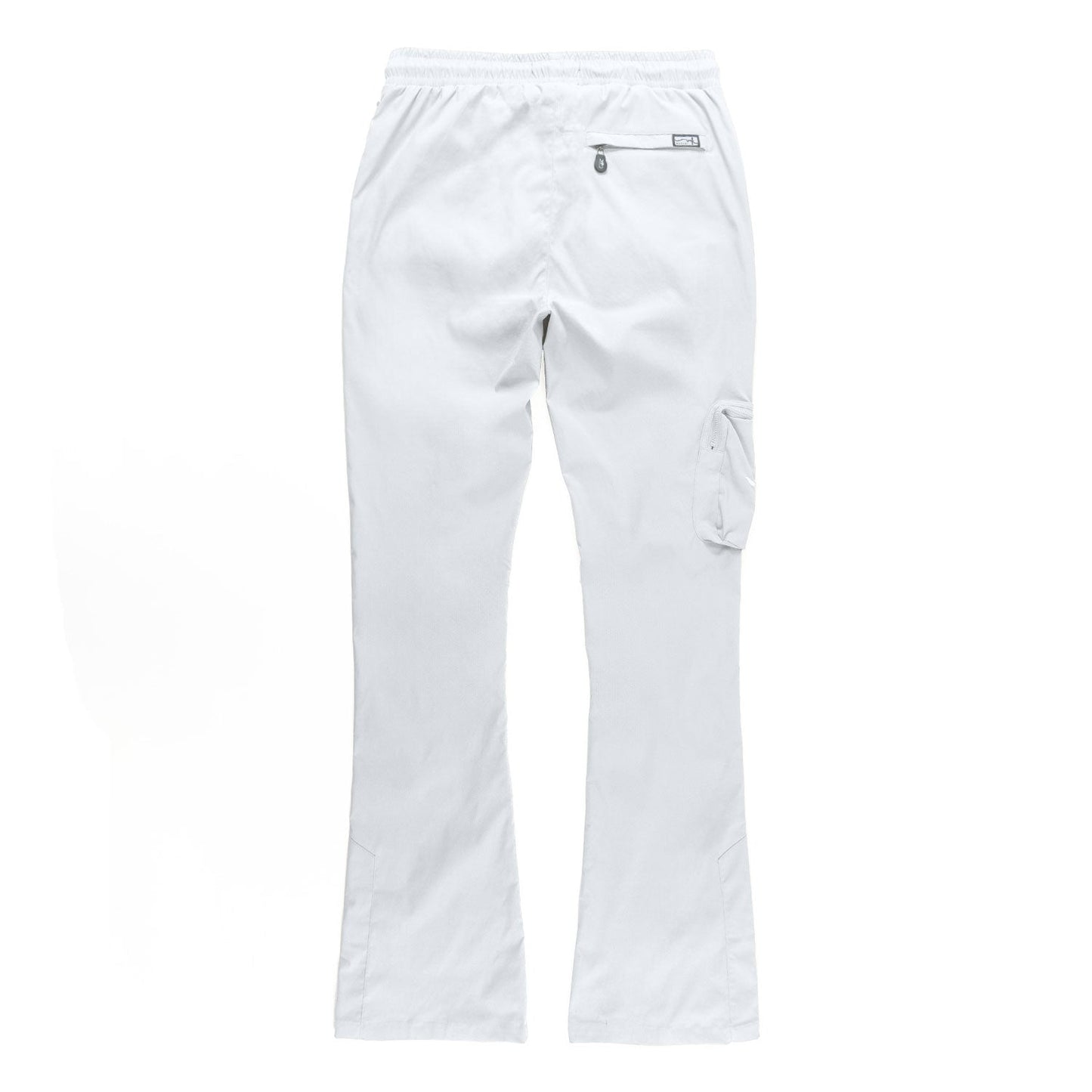 TEEK - M1625 Sartoni Nylon Stacked Pants - White PANTS TEEK MJ