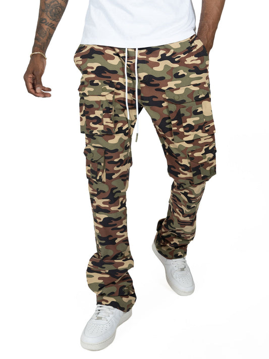 TEEK - M1633 Colton 34” Stack Nylon/Spandex Sweat Pants - Camo PANTS TEEK MJ CAMO S