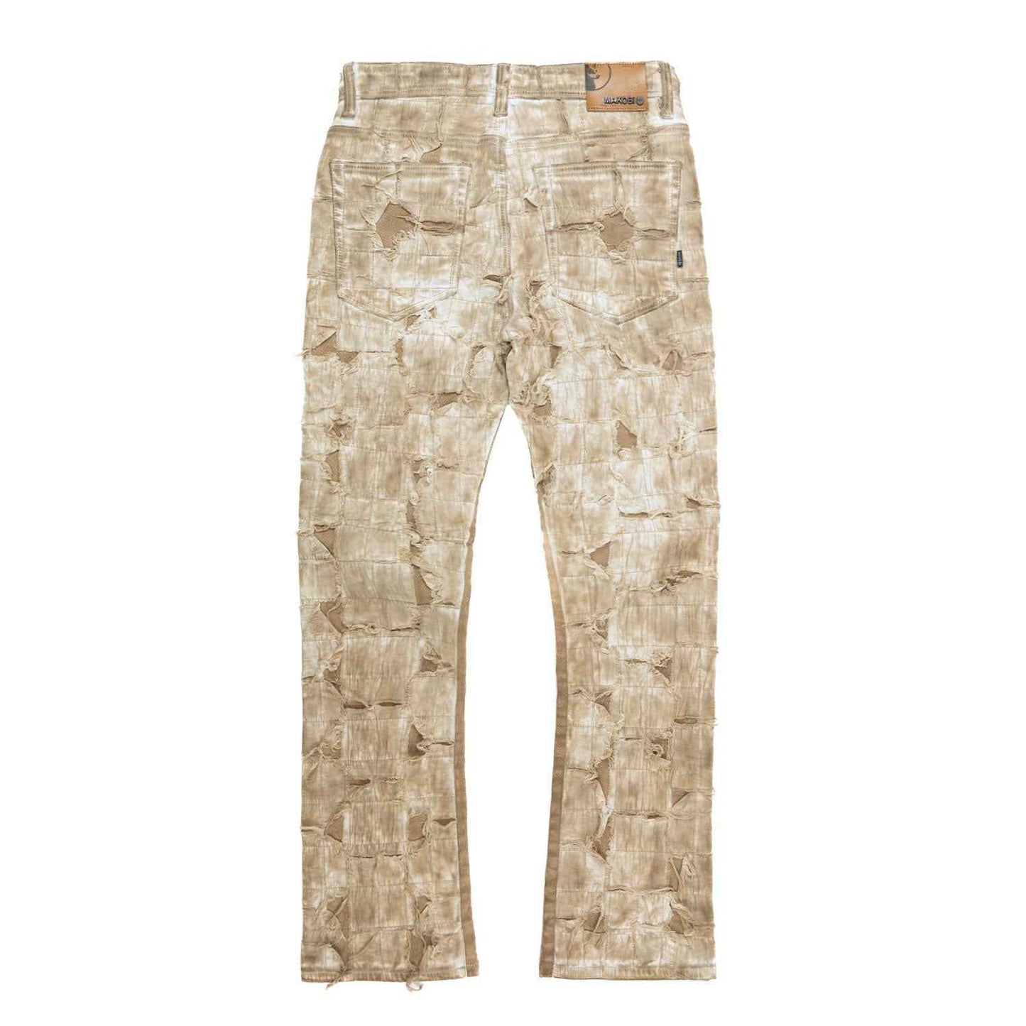 M1722 Positano Jeans - Khaki Sets Makobi Jeans USA