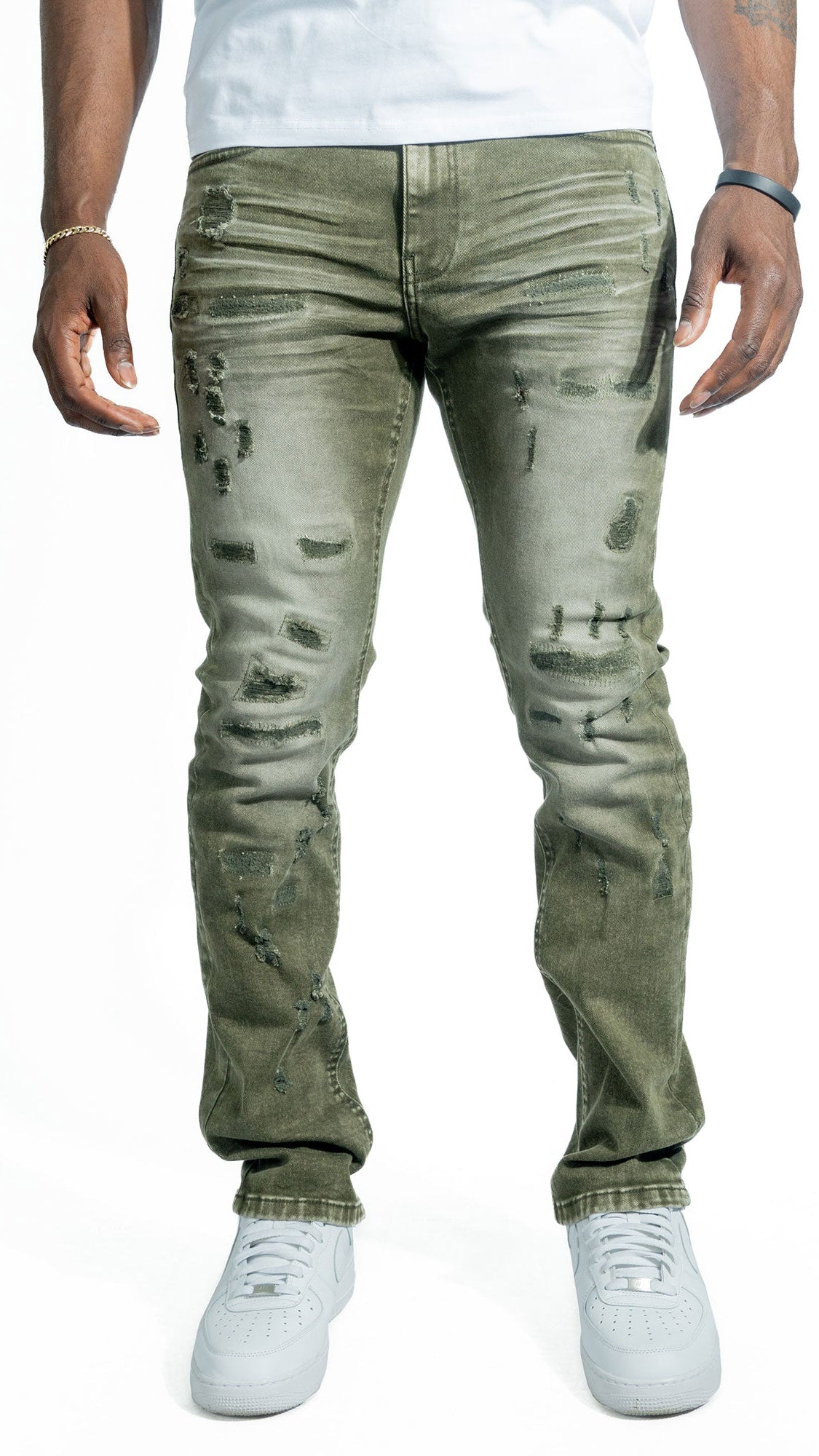 TEEK - Jeans | M1753 Bionco Pants - Olive JEANS TEEK MJ