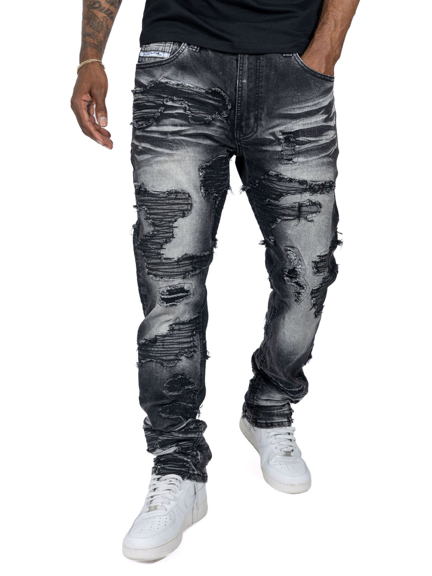 TEEK - M1781 Prato Jeans - Black Wash PANTS TEEK MJ