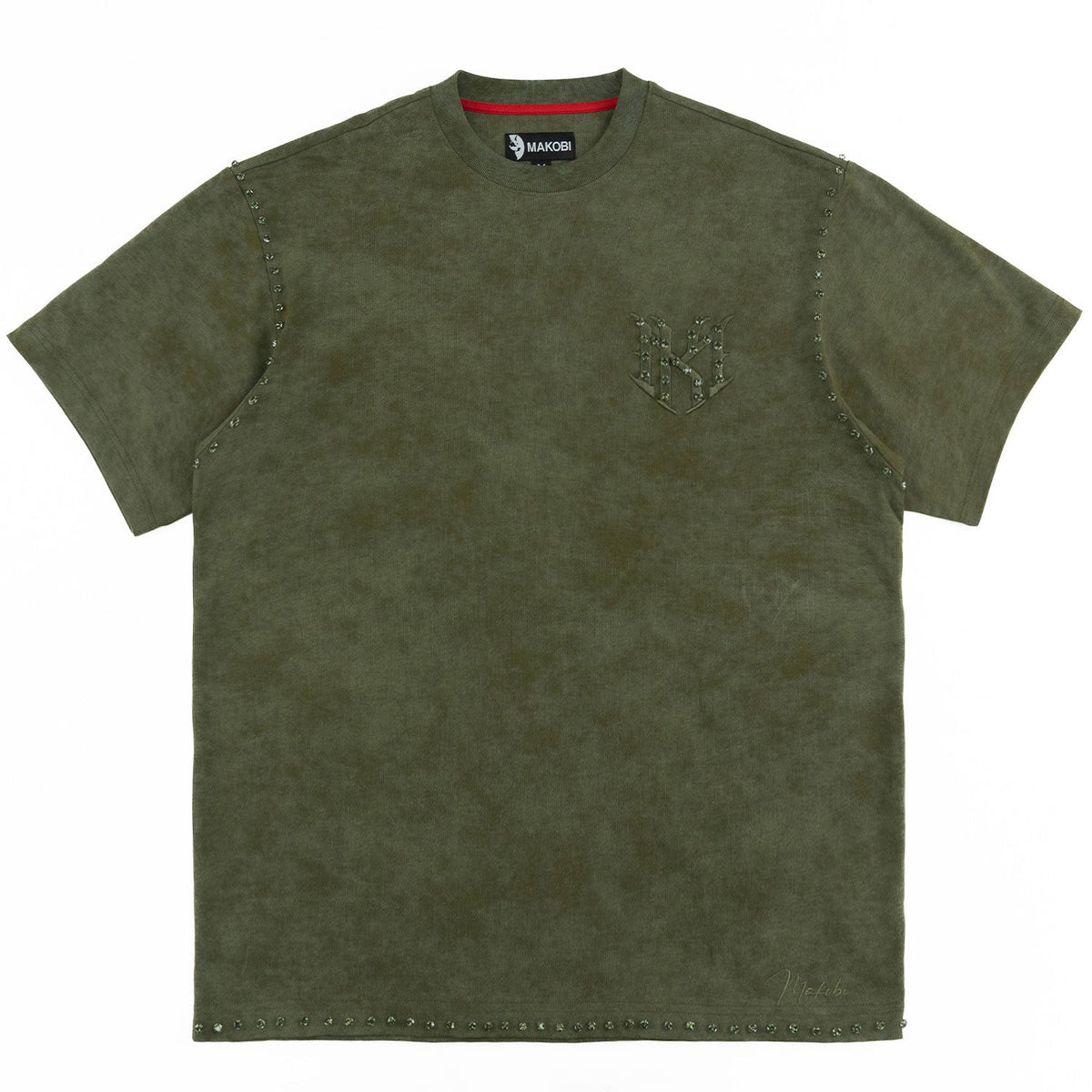 M183 Prada T-shirt - Olive T-shirt Makobi Jeans USA