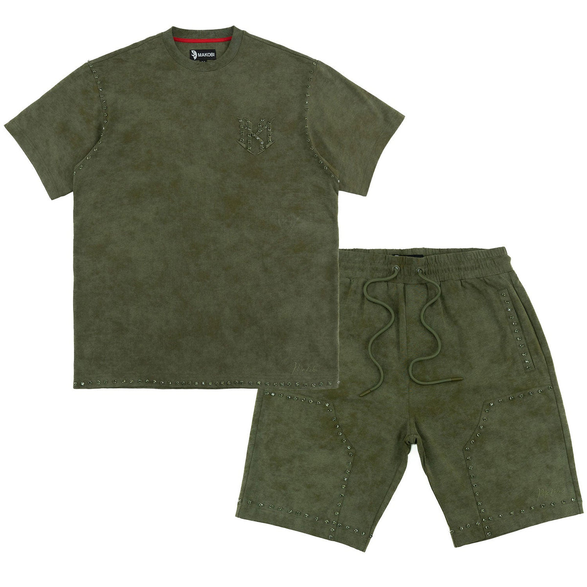 M183 Prada T-shirt - Olive T-shirt Makobi Jeans USA