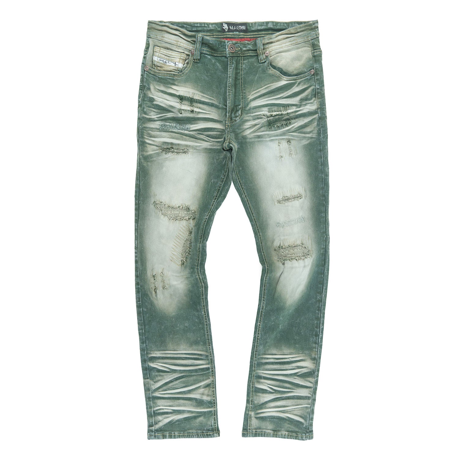 Pants | M1975 Lorenzo Jeans - Green Jeans Makobi Jeans USA