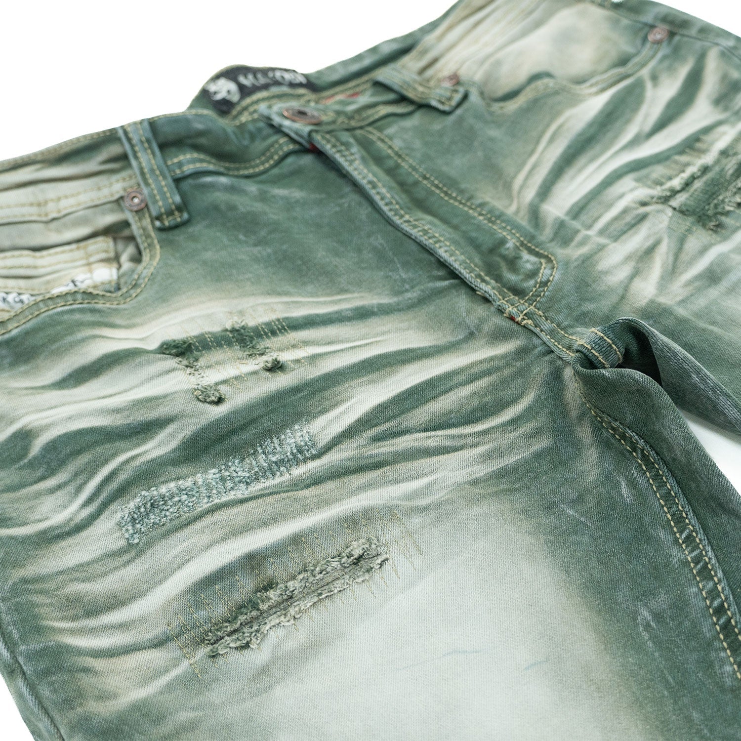 Pants | M1975 Lorenzo Jeans - Green Jeans Makobi Jeans USA