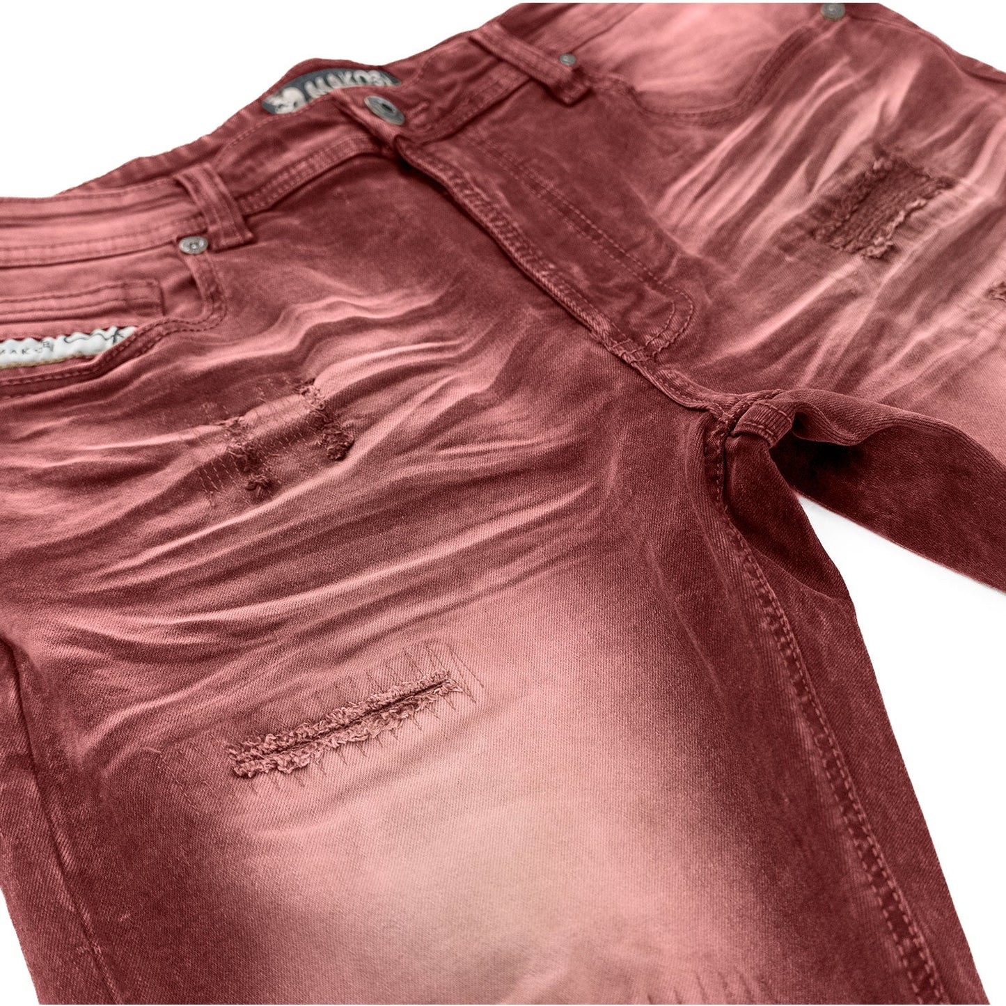 Pants | M1975 Lorenzo Jeans - Burgundy Jeans Makobi Jeans USA