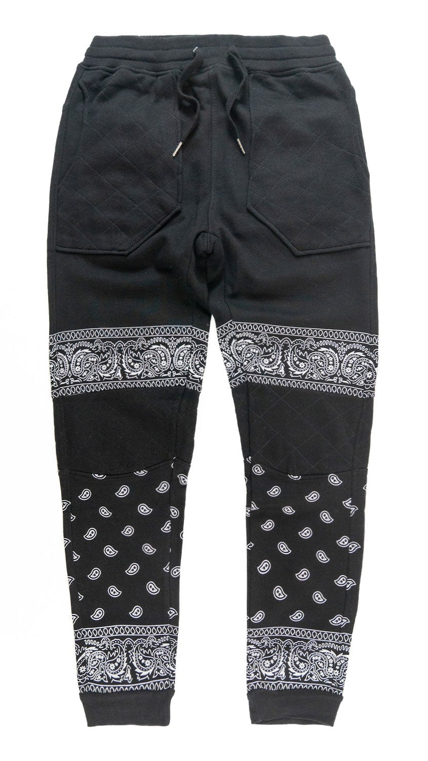 TEEK - M2765 Bandana Fleece Pants - Black PANTS TEEK MJ M BLACK