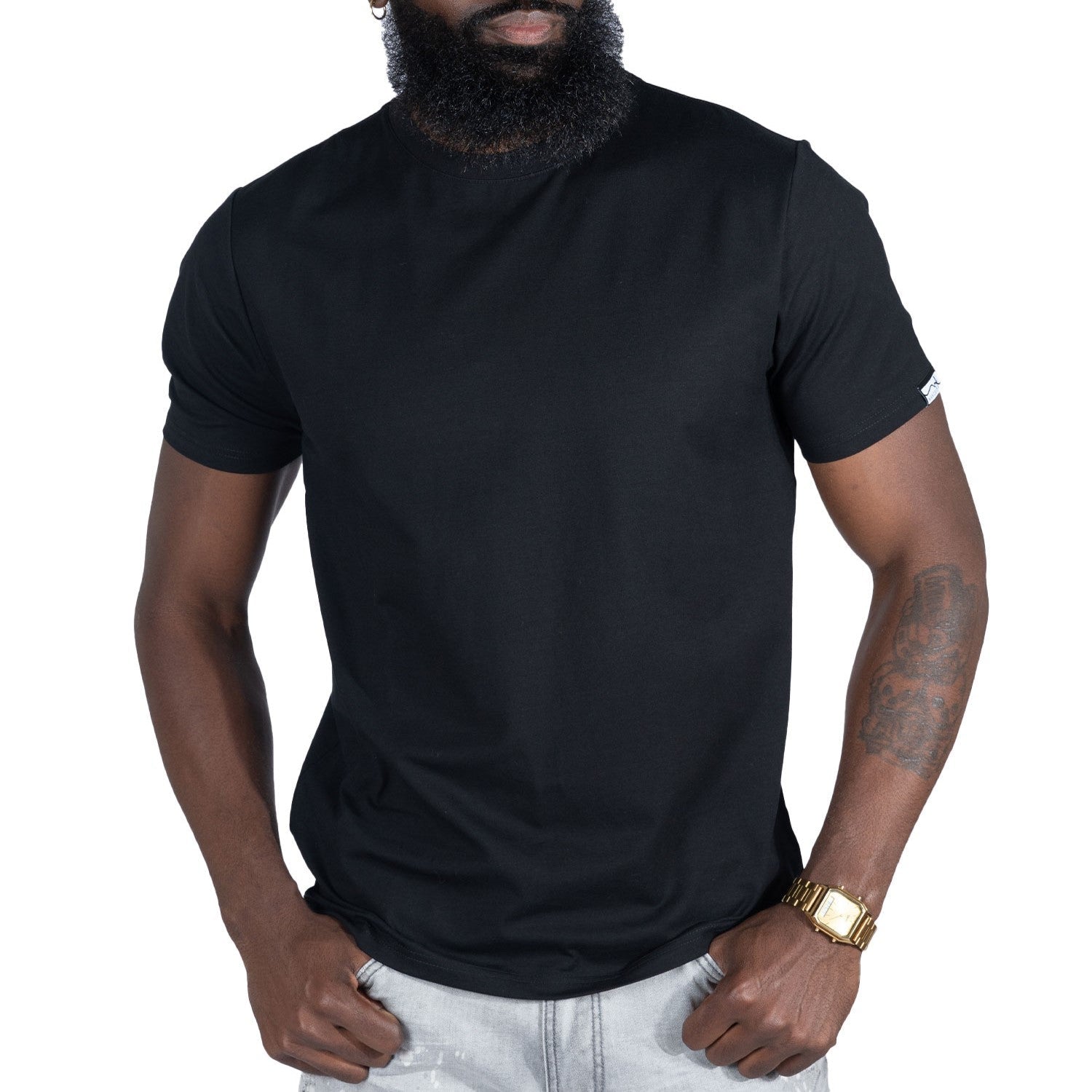 Tee | M303 Makobi Essentials Bundle of 6 - Black T-shirt Makobi Jeans USA