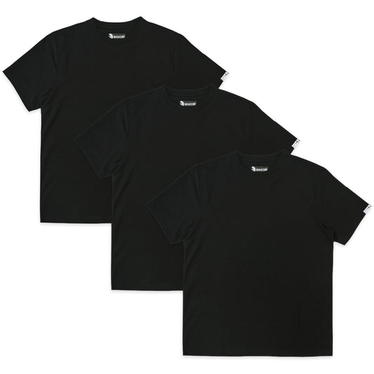 TEES | M303 Makobi Essentials Bundle of 3 - Black T-shirt Makobi Jeans USA