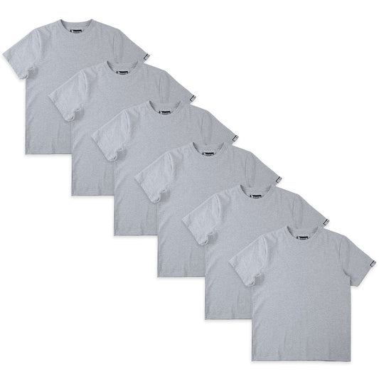 Tee | M303 Makobi Essentials Bundle of 6 - Gray T-shirt Makobi Jeans USA