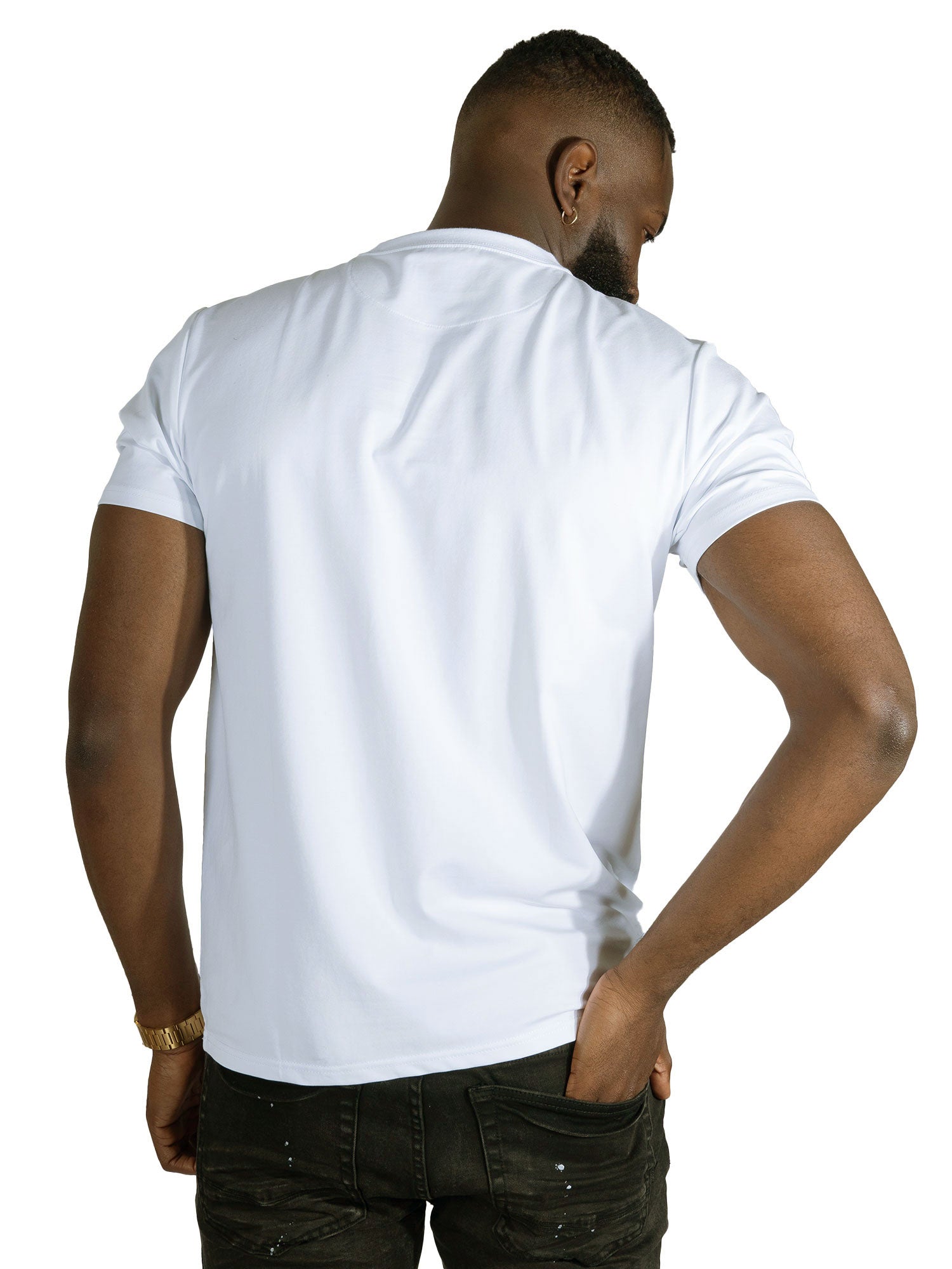 Tee | M303 Makobi Essentials Bundle of 6 - White T-shirt Makobi Jeans USA