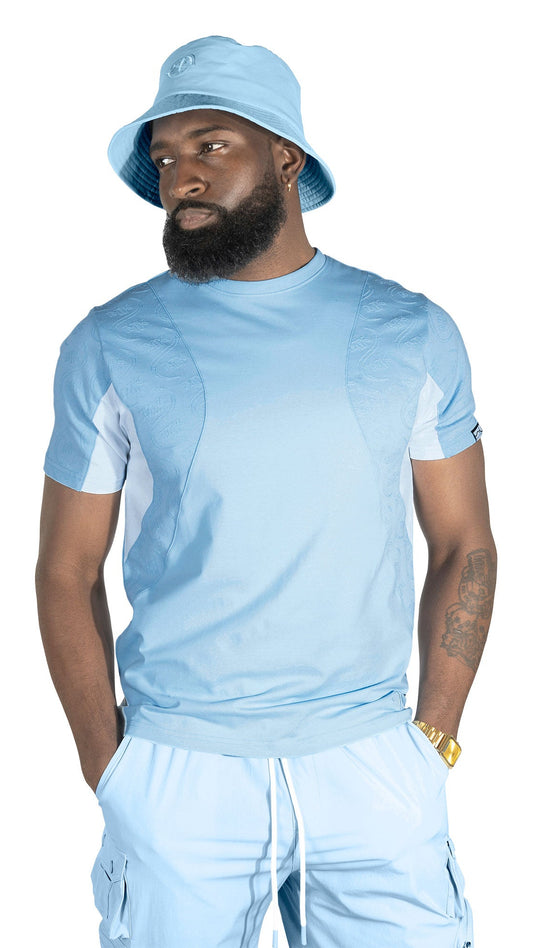 TEEK - M343 Amato Tee - Blue TOPS TEEK MJ M BLUE