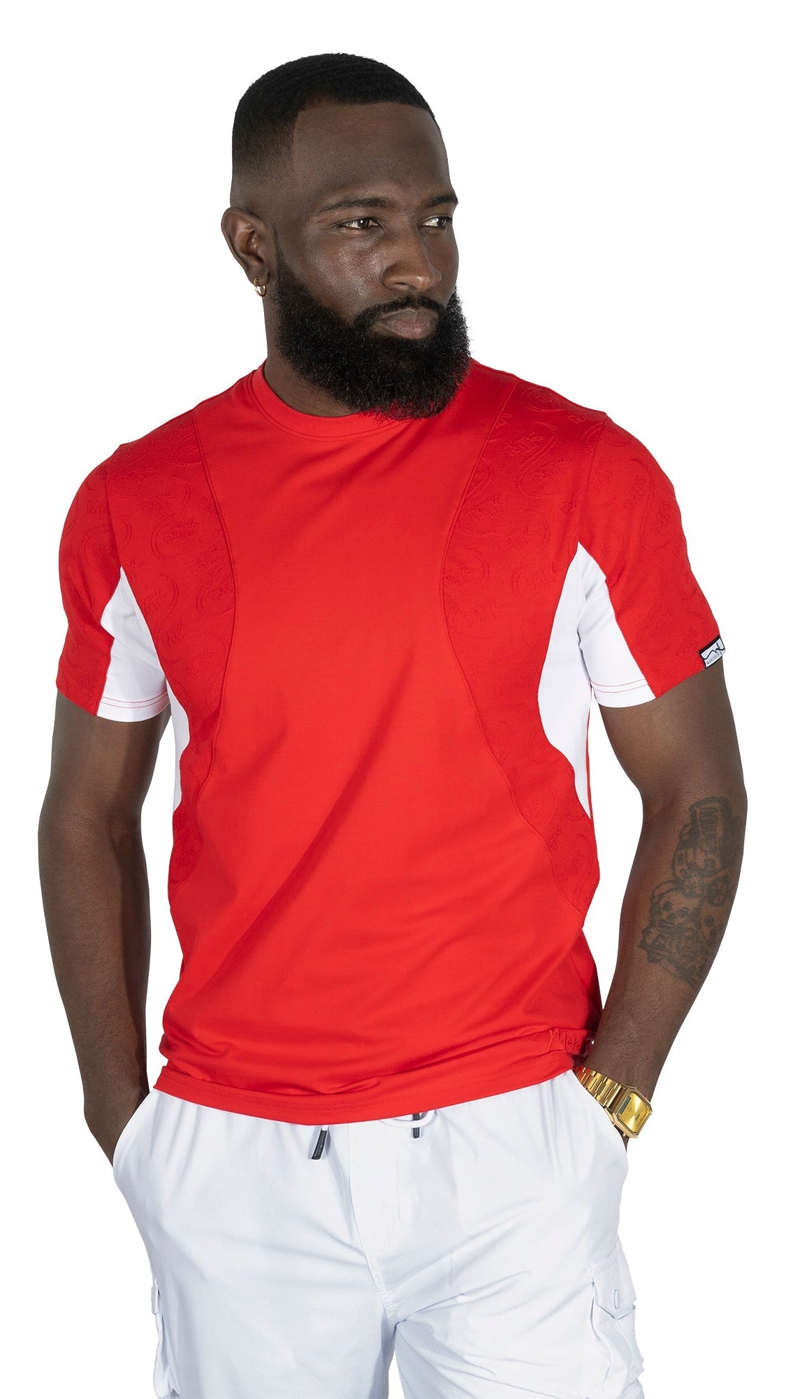 TEEK - M343 Amato Tee - Red TOPS TEEK MJ