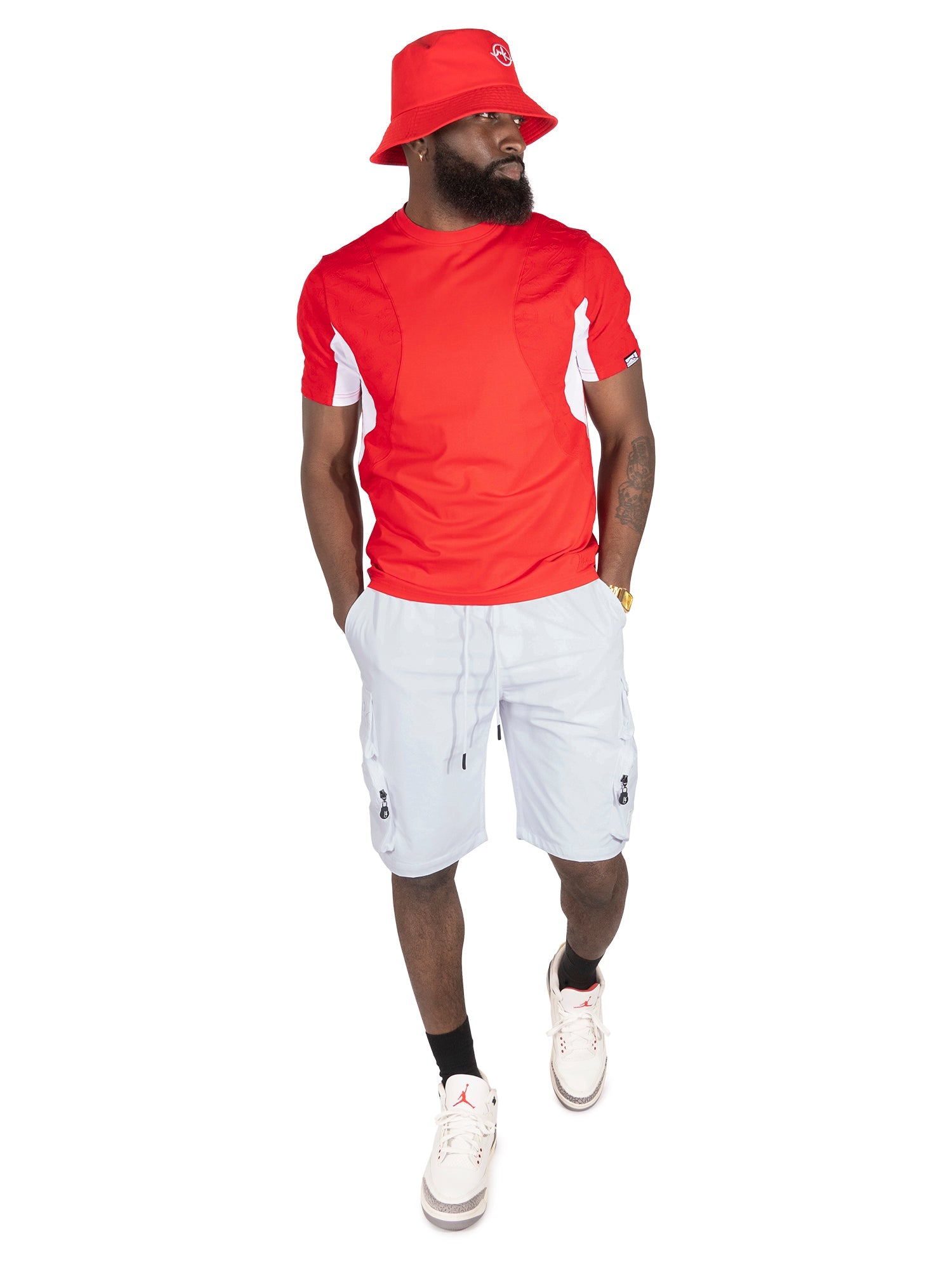 TEEK - M343 Amato Tee - Red TOPS TEEK MJ