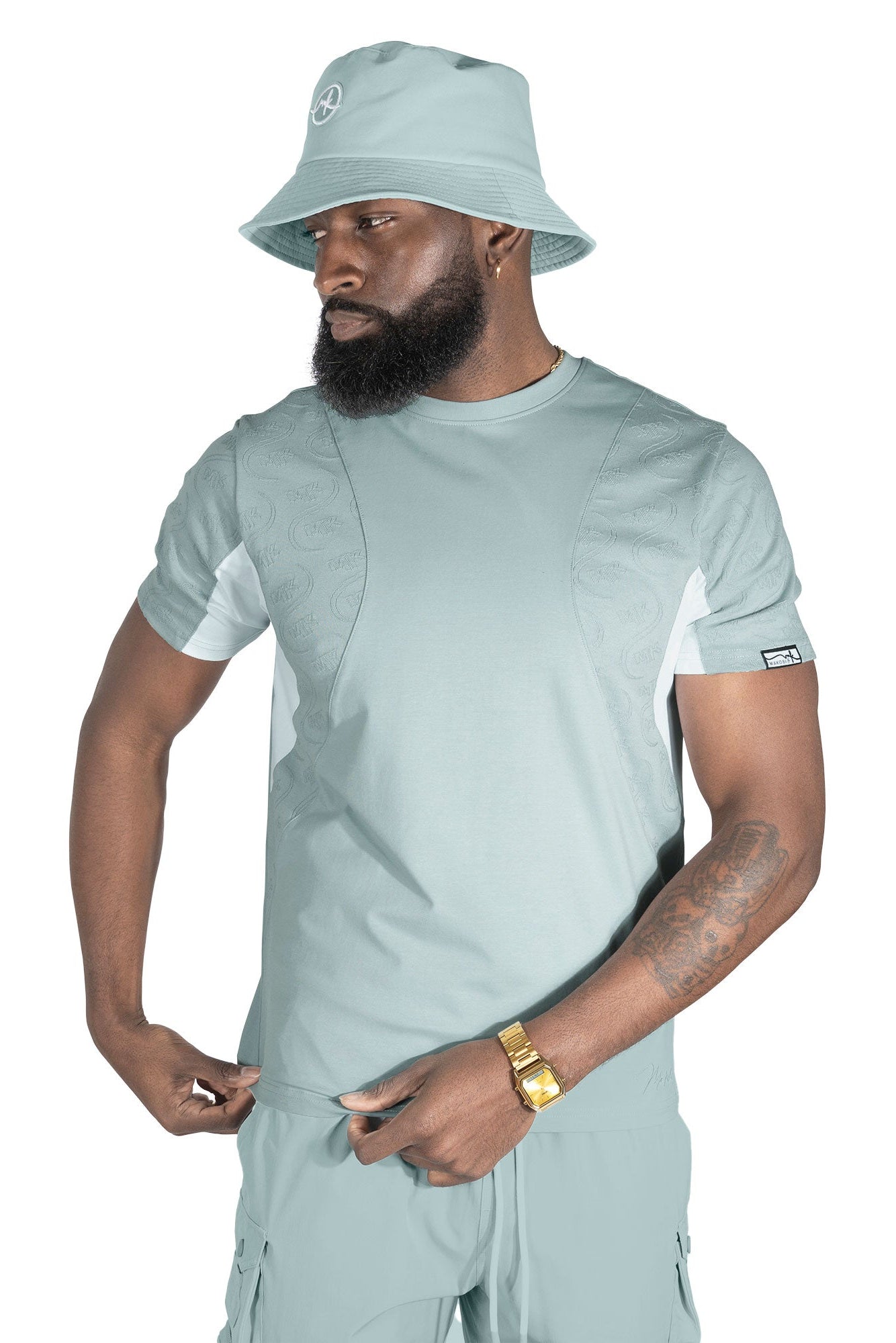 TEEK - M343 Amato Tee - Teal TOPS TEEK MJ