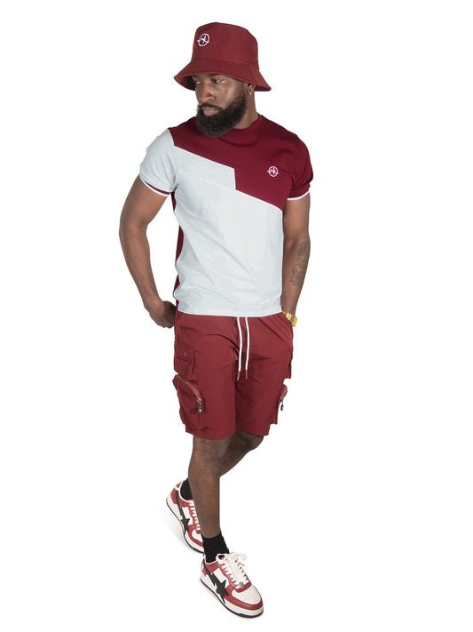 TEEK - M347 Lombardi Tee - Burgundy TOPS TEEK MJ