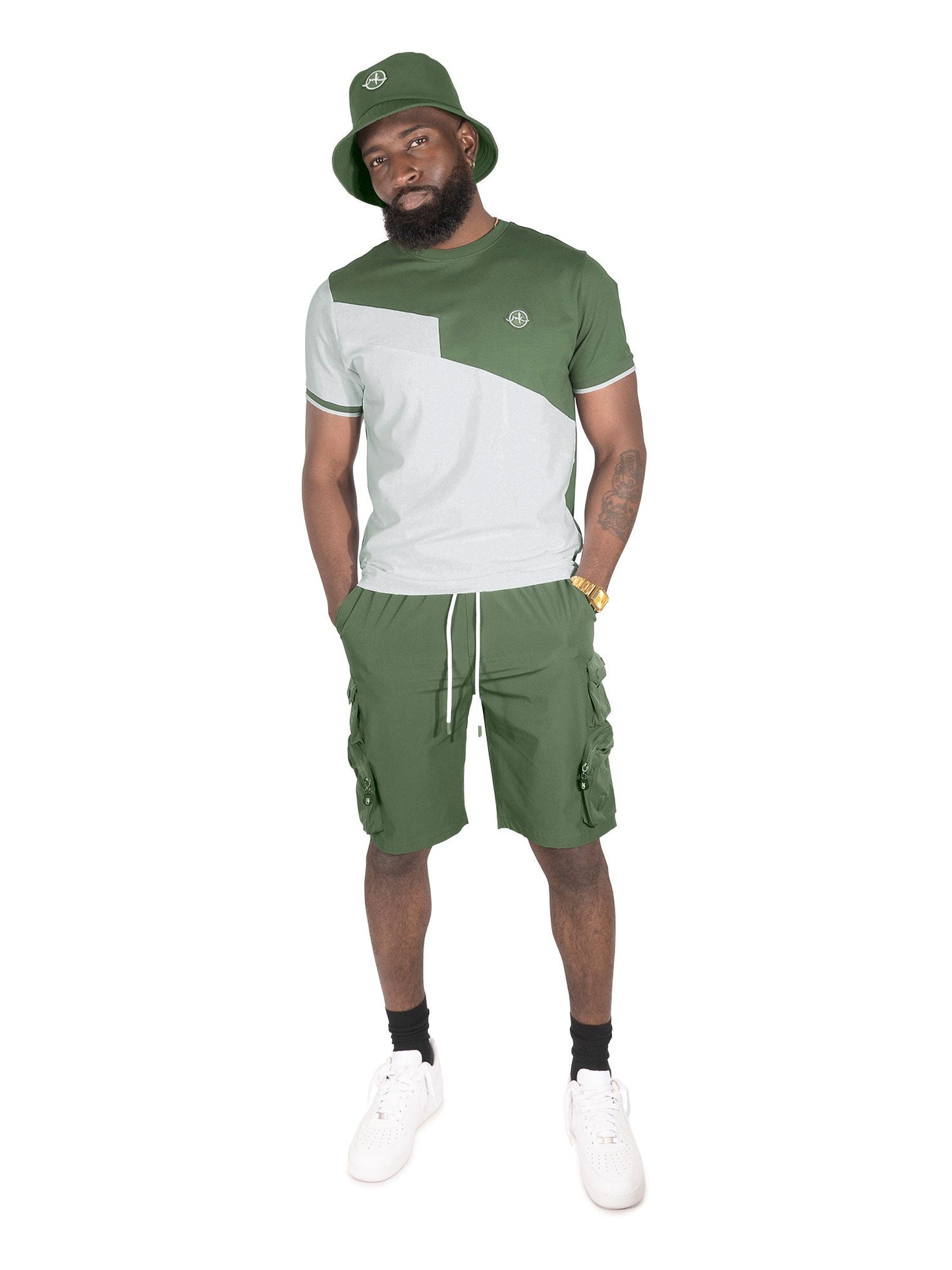 TEEK - M347 Lombardi Tee - Dark Olive TOPS TEEK MJ